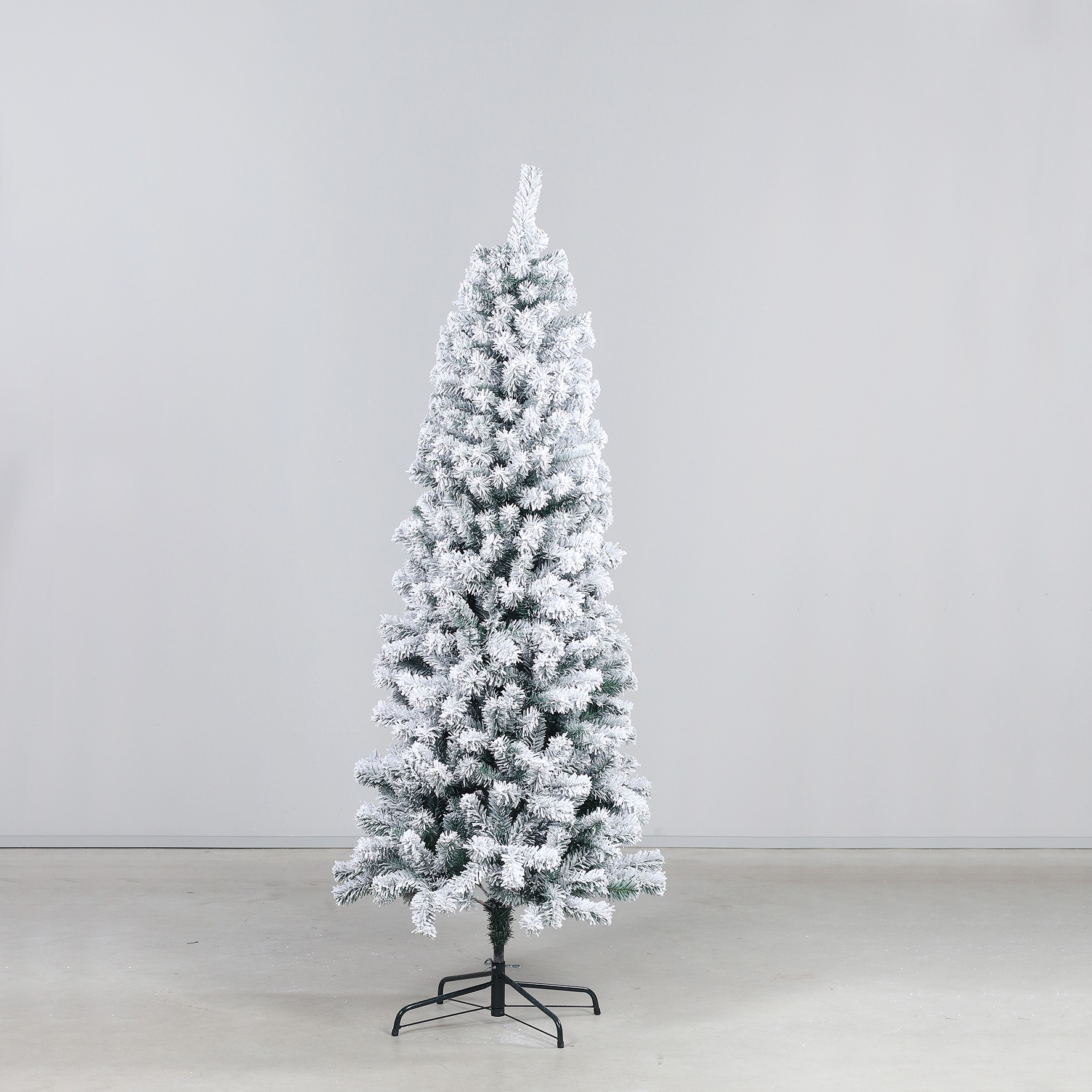 Tannenbaum mit Schnee, ca. 180 cm - weiß