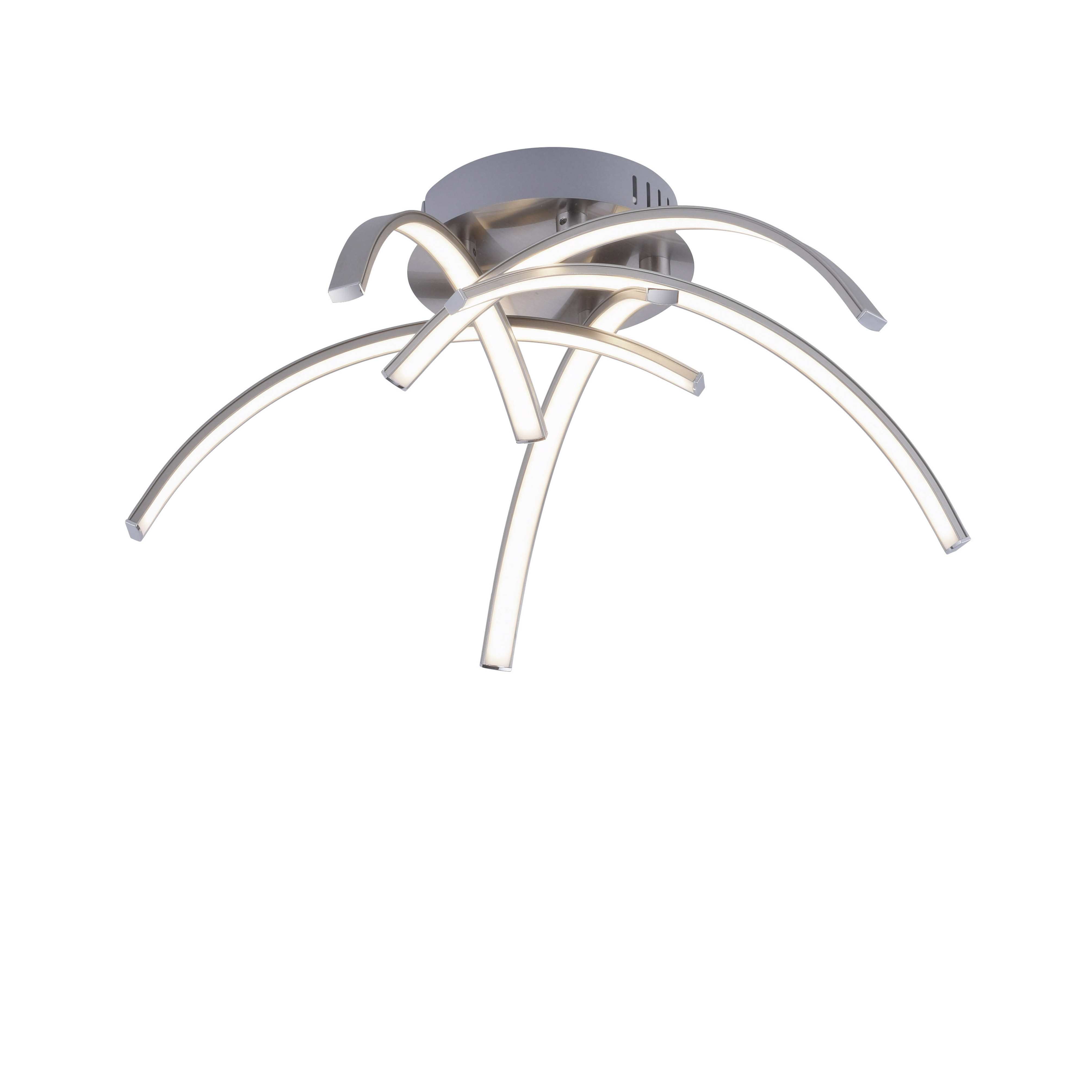 LED-Deckenleuchte Valerie  - 5 Leuchtbögen, warmweiß 