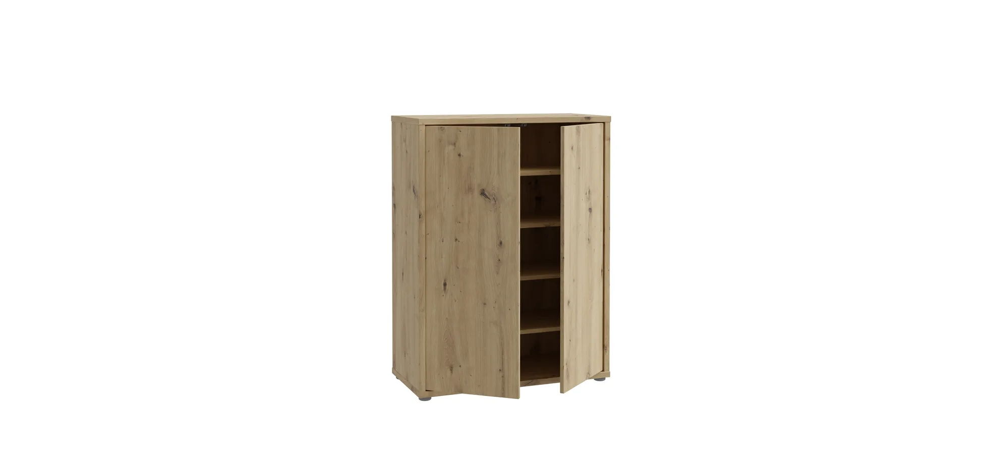 Schuhschrank, Artisan Oak, 2 Türen - Faid