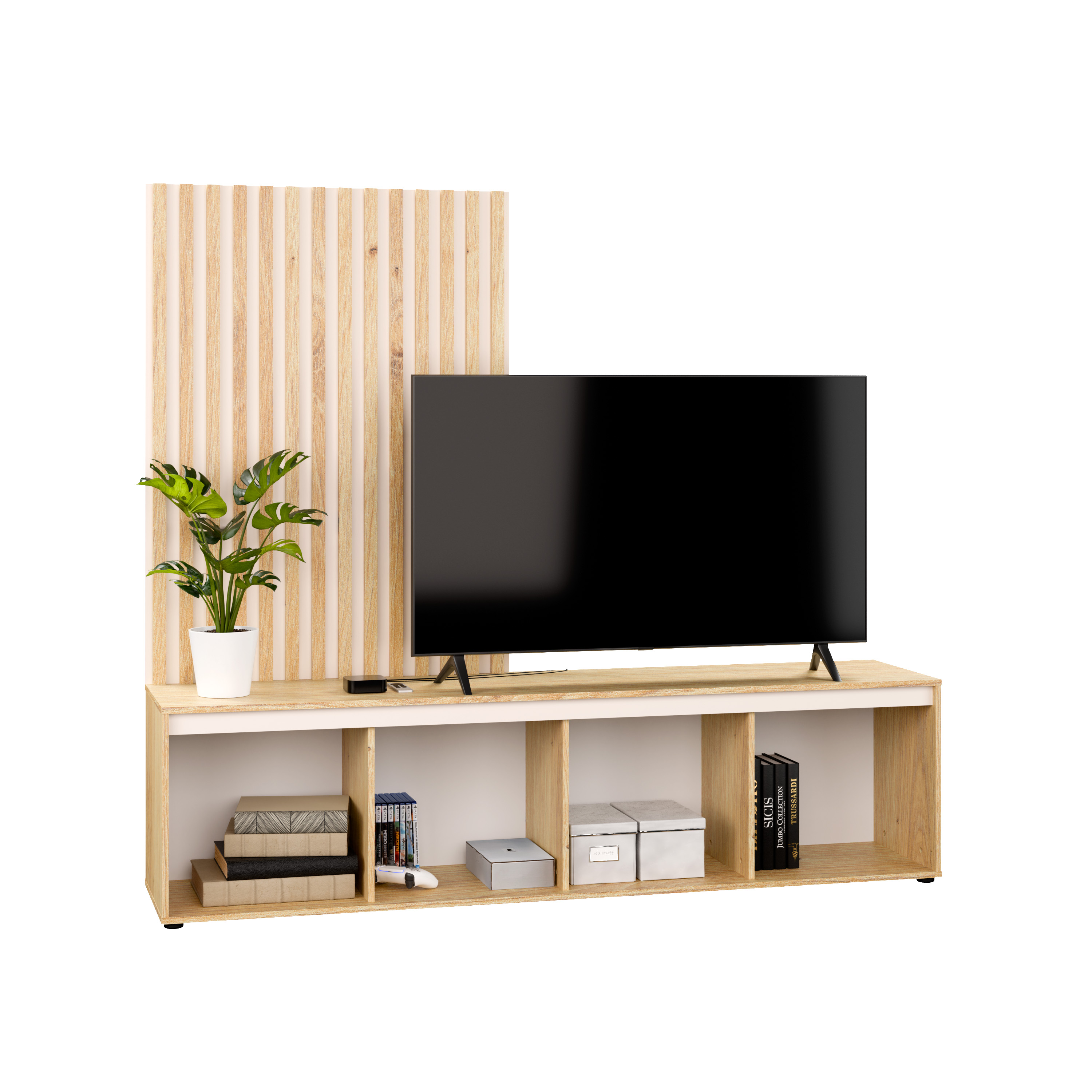 Wohnwand, Artisan oak/ Sand - MyStyle 1055