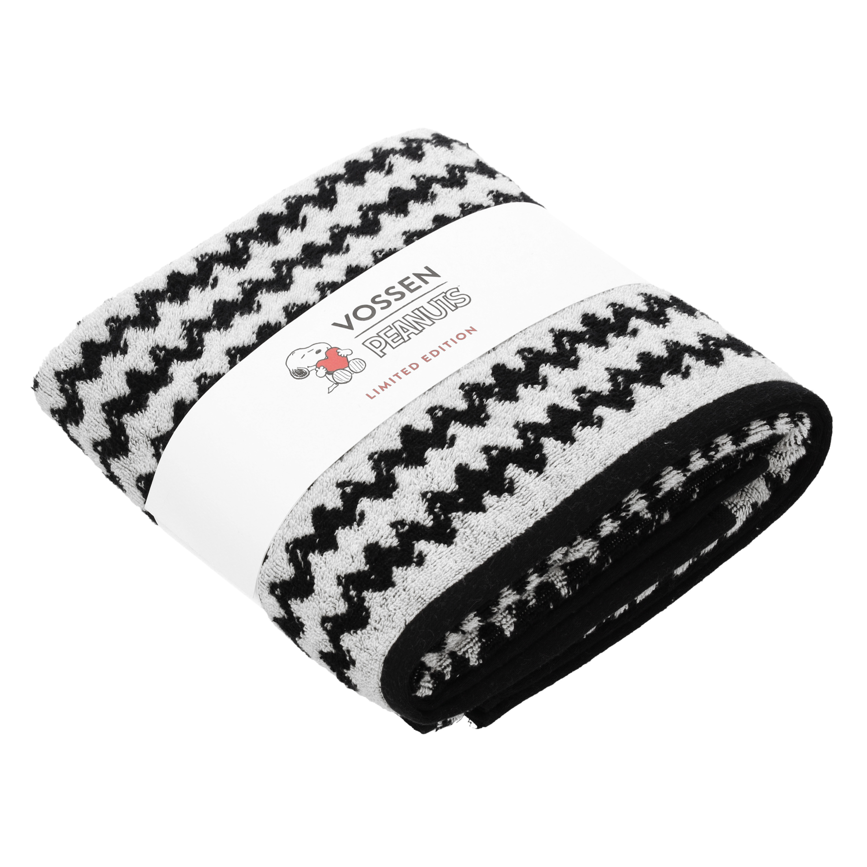 Duschtuch Charlie Brown - 67 x 140cm, schwarz