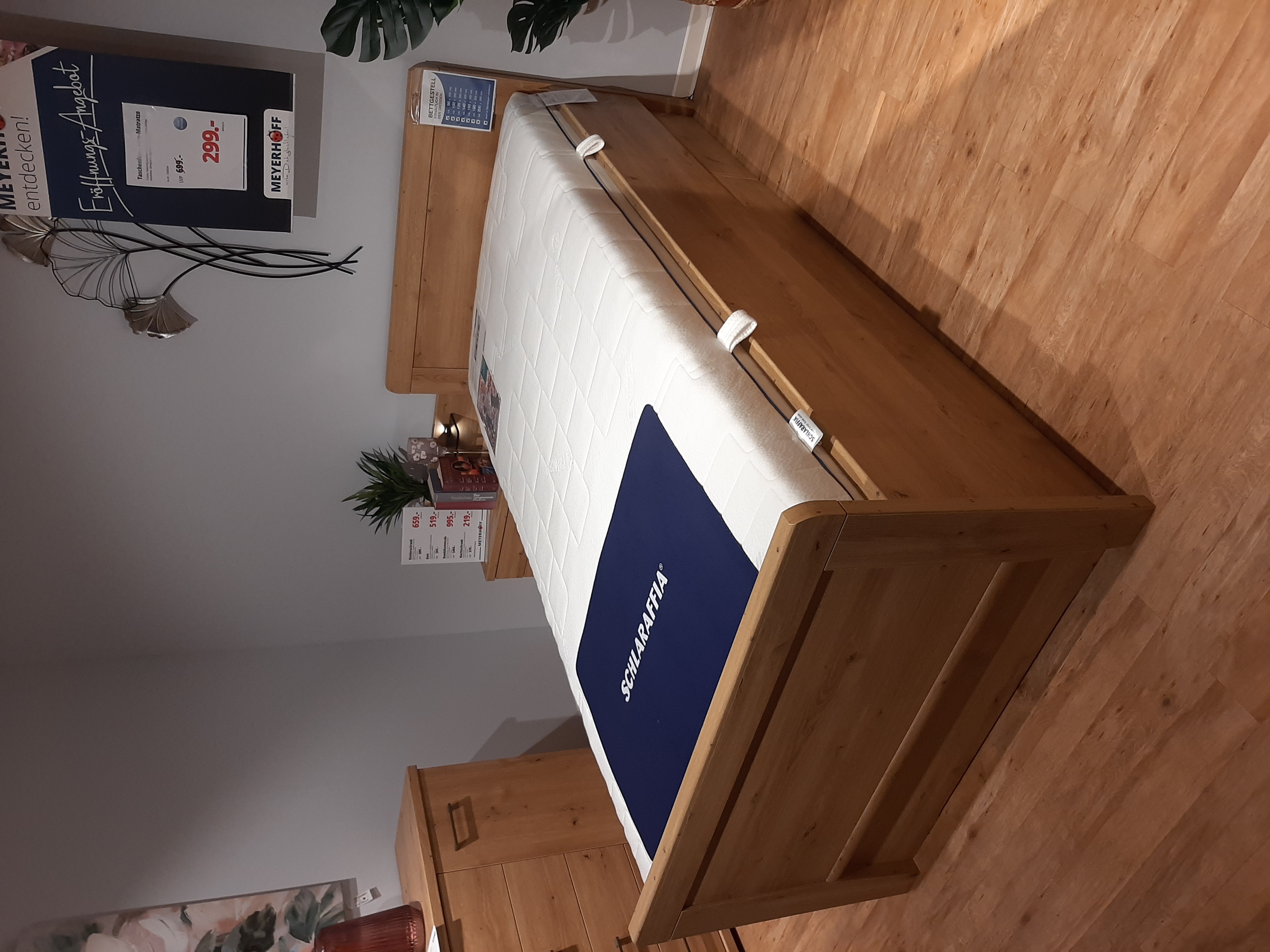 Bett, Eiche Nachbildung - KS23 Linares