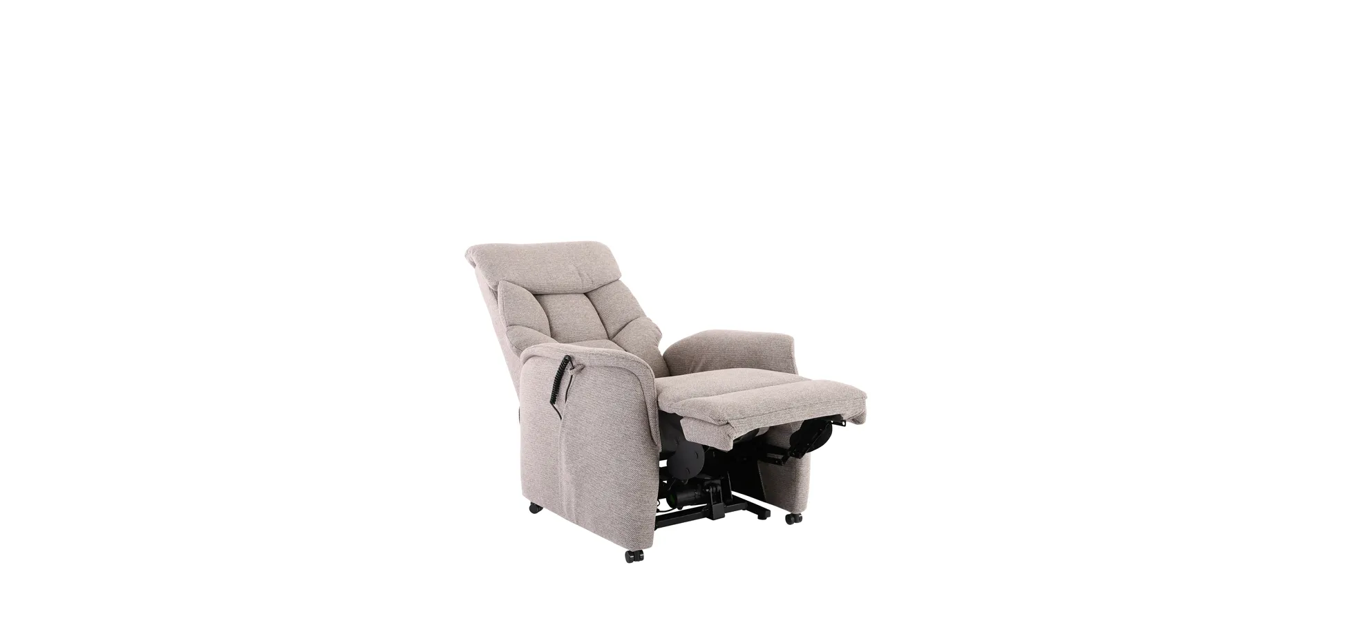 Fernsehsessel, Stoff braun/beige - Marlo
