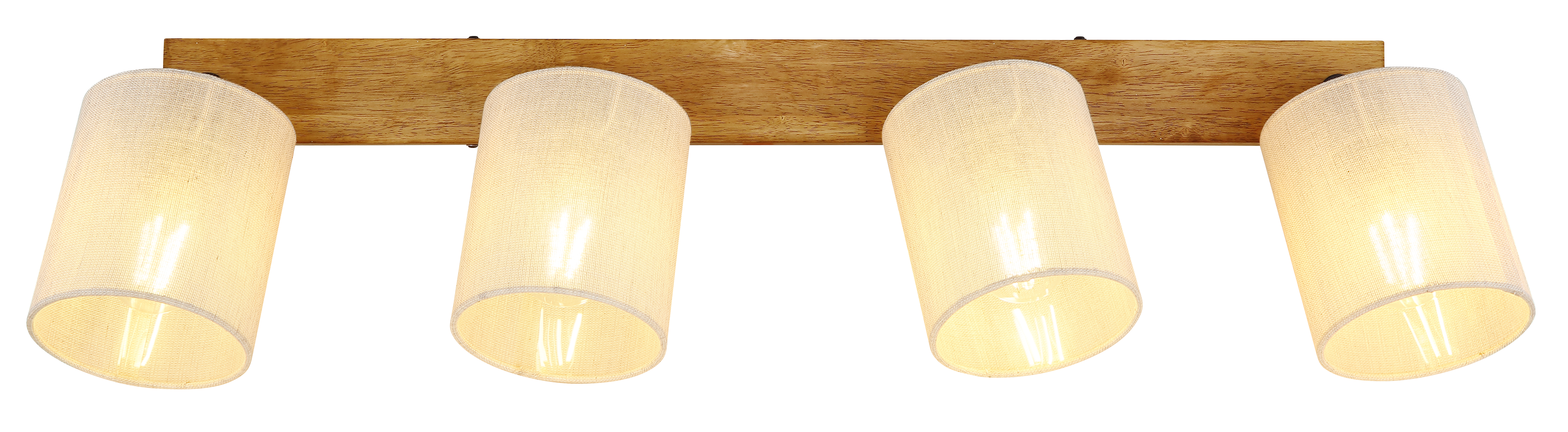 Wandleuchte JULE - 4xE27, braun, ca. 90x13x25cm