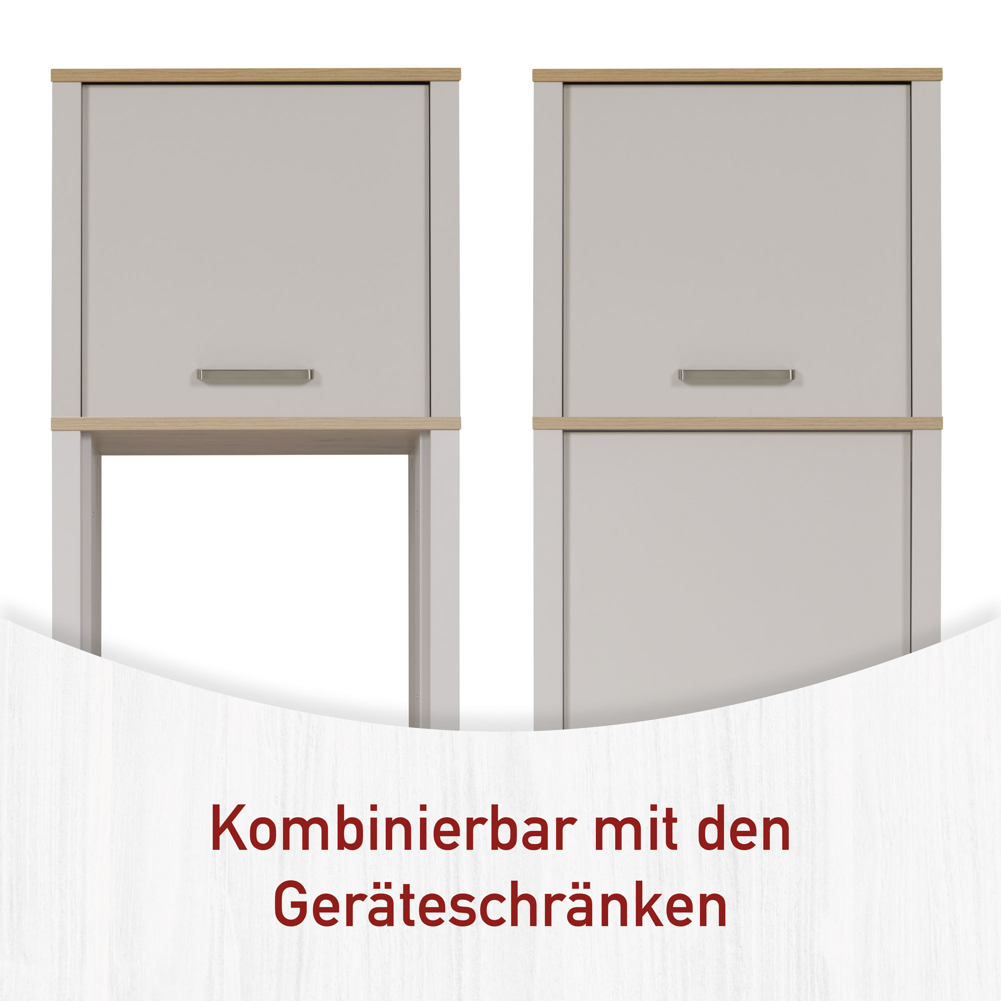 Schrankaufsatz, Kaschmir/Artisan Eiche - MyStyle 9004