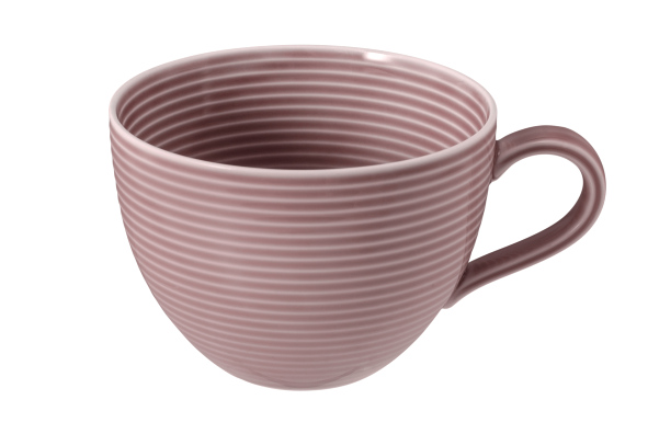 Milchkaffeeobertasse - Beat Altrosa uni