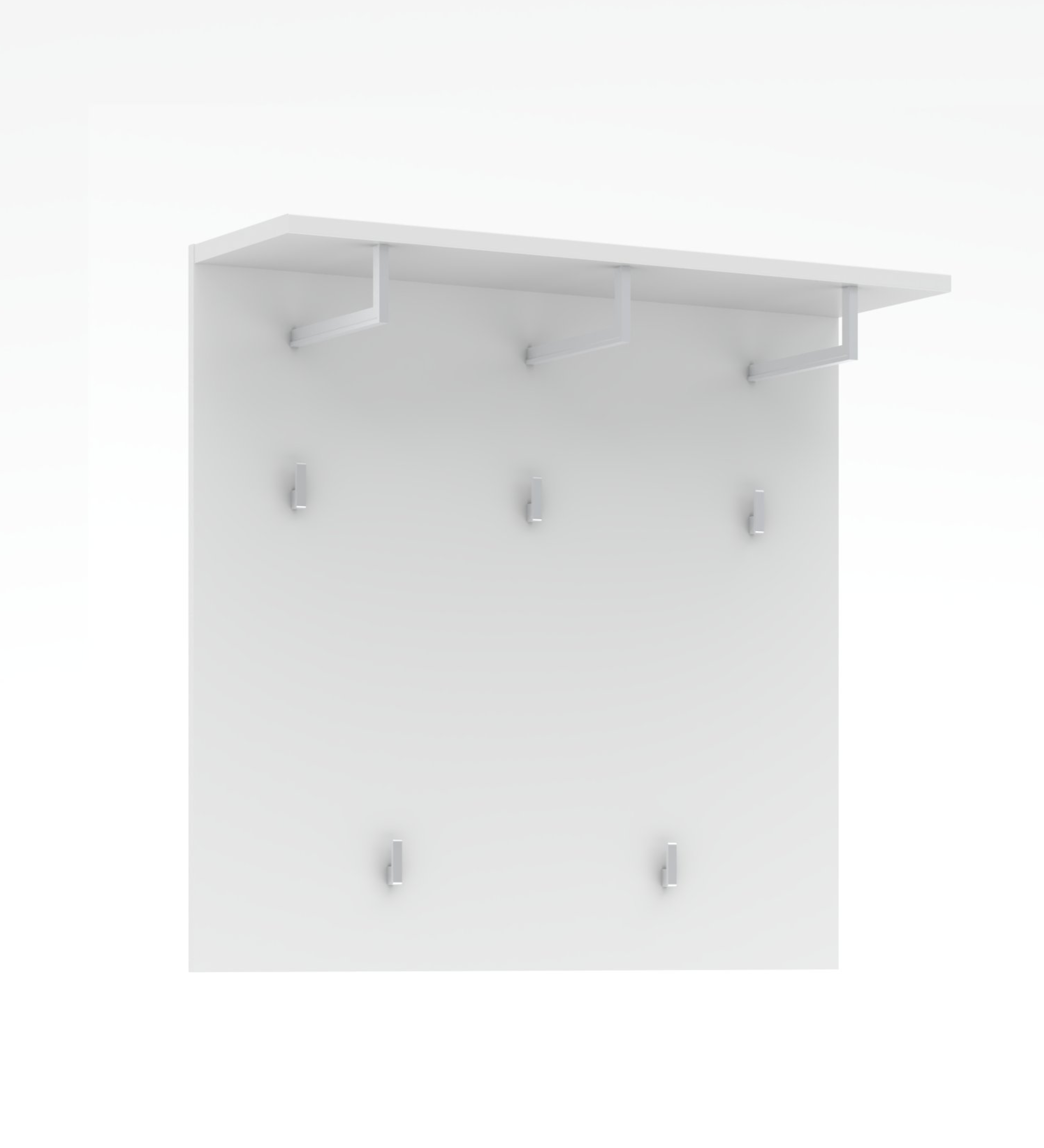 Garderobenpaneel, weiß - Ilaria