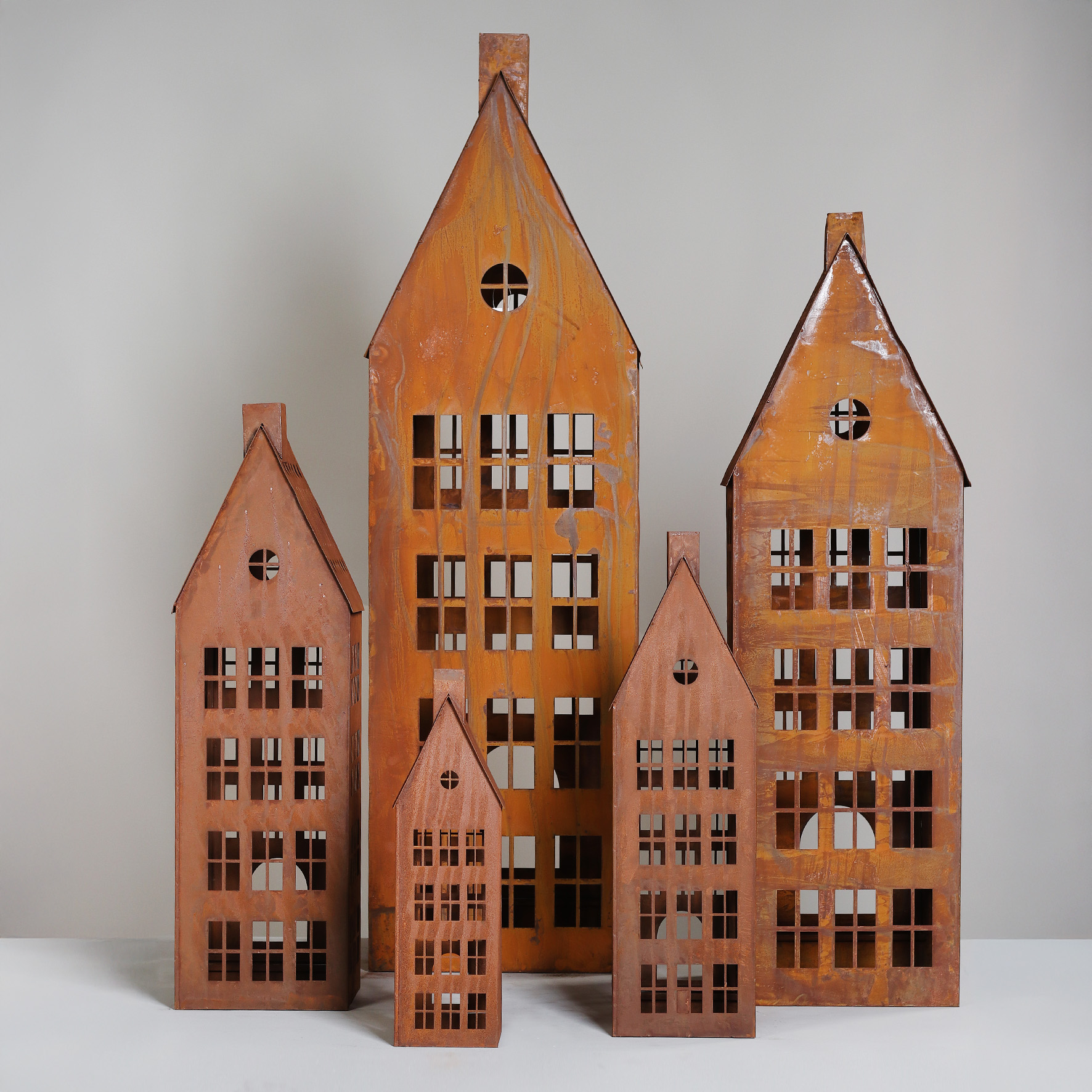 Deko Rosthaus, klein - 72x22cm