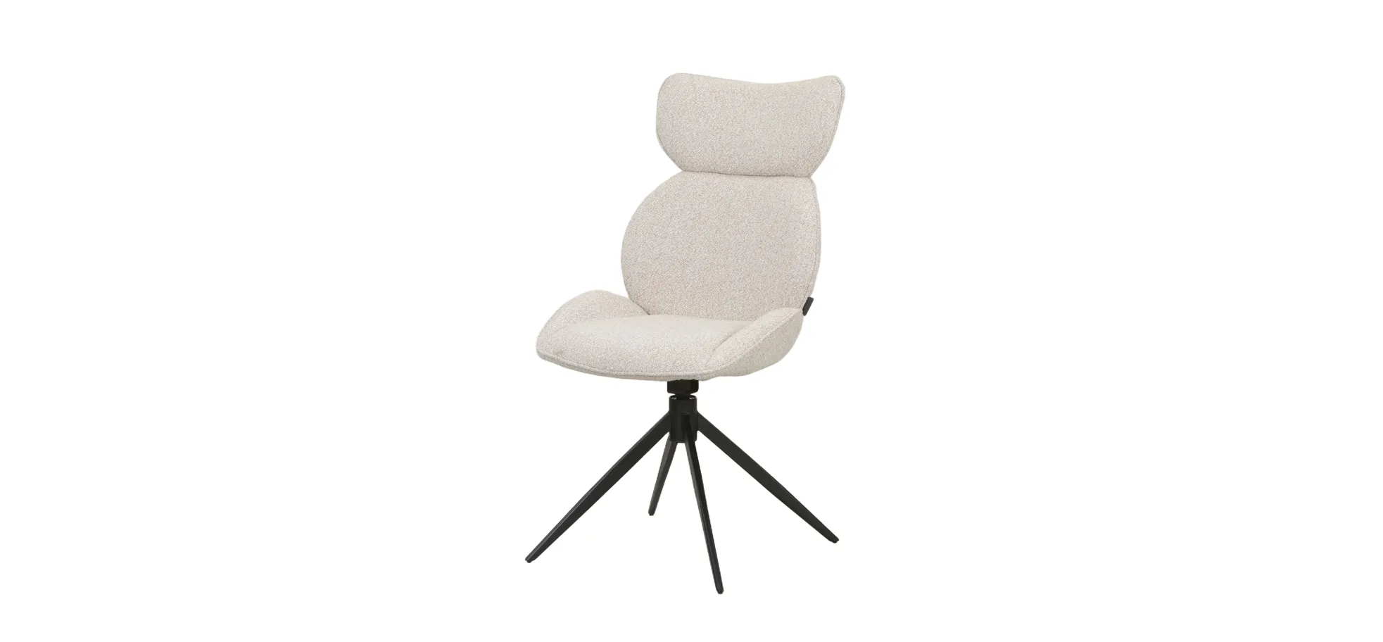 Vierfußstuhl, beige - Mirna
