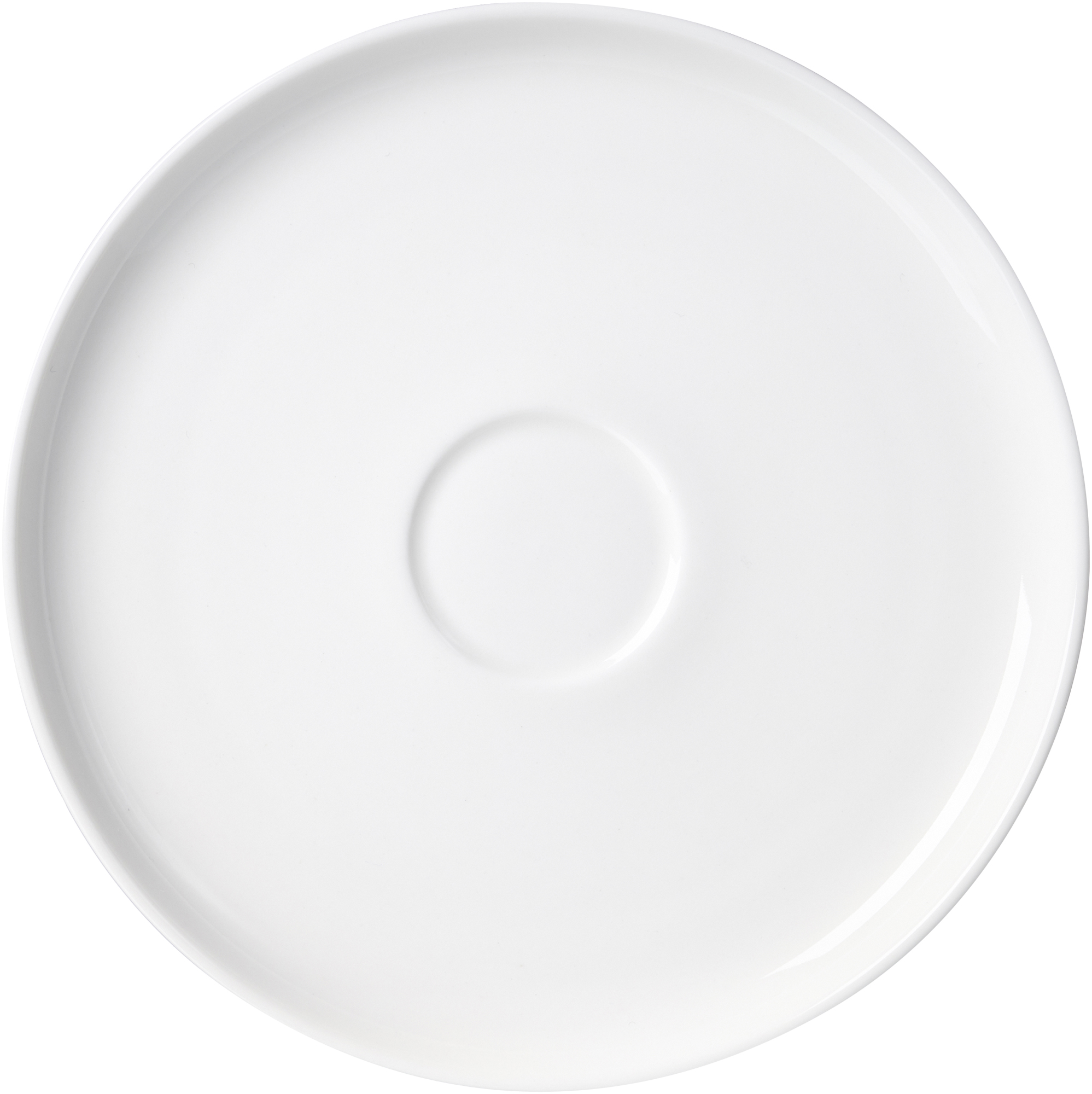 Espresso-Untertasse Skagen Weiss 11 cm - Porzellan, spülmaschinenfest, rund, weiß