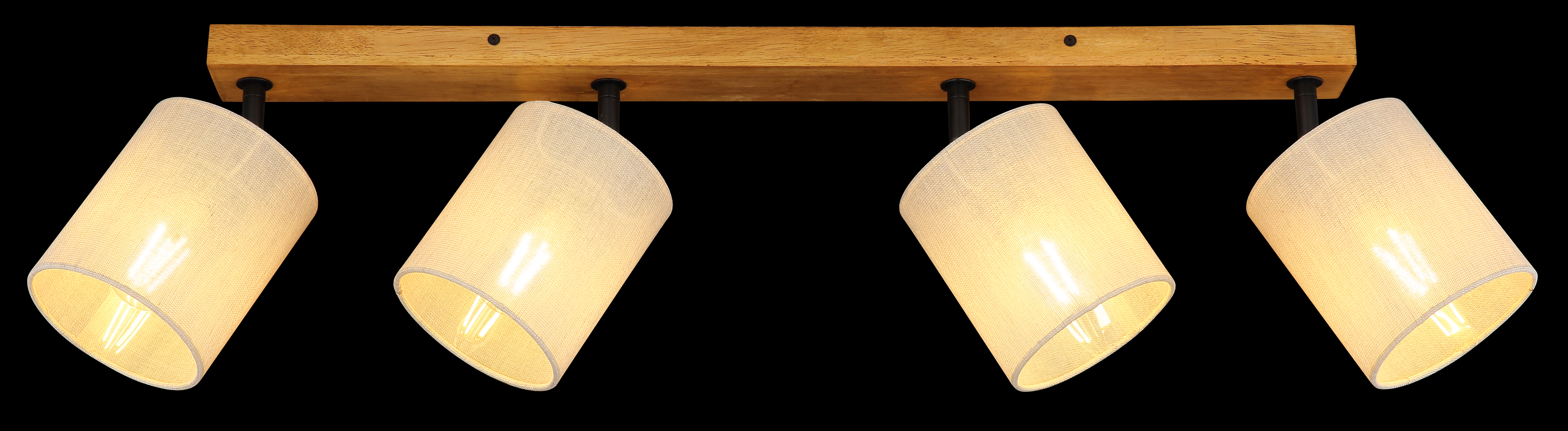Wandleuchte JULE - 4xE27, braun, ca. 90x13x25cm