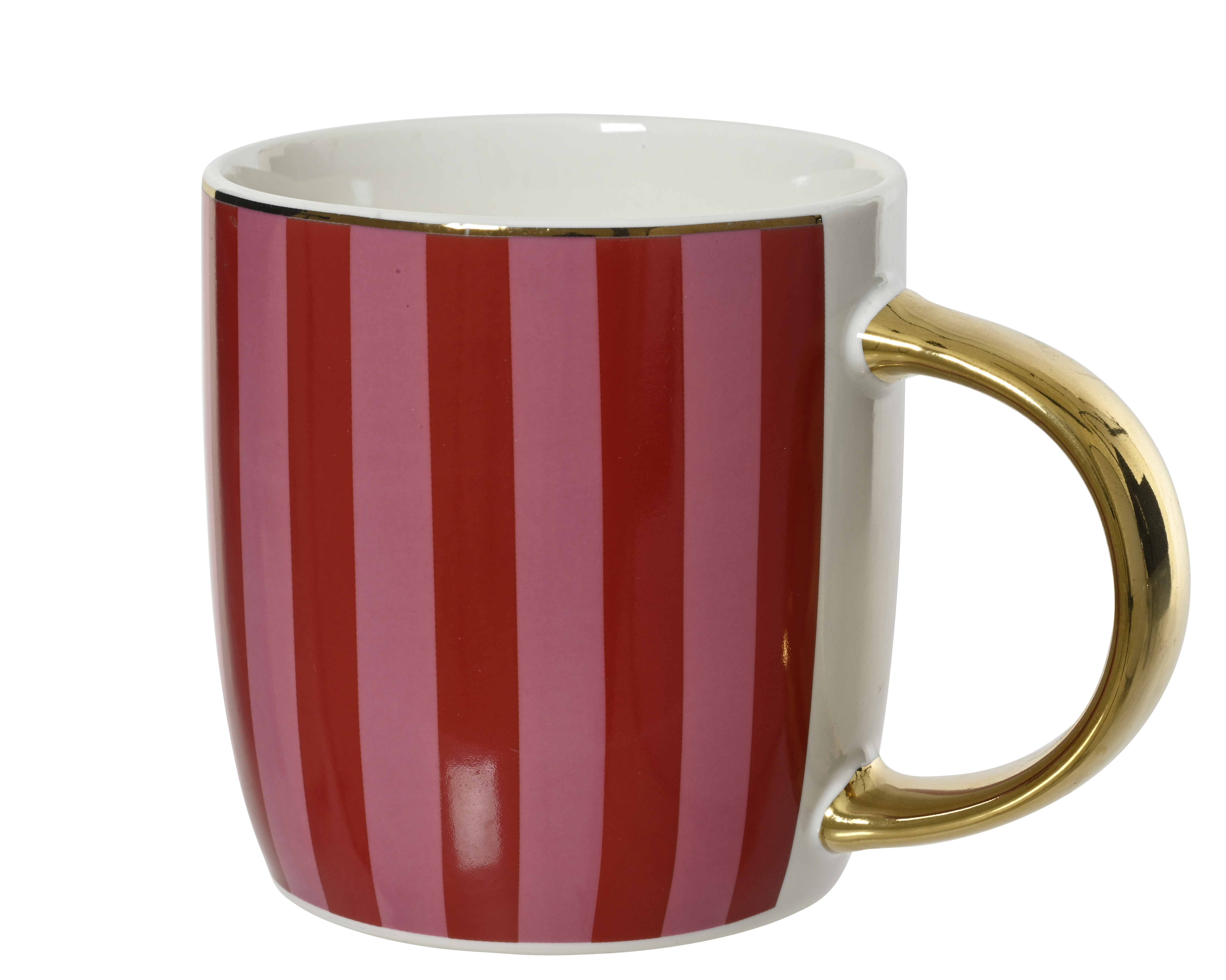 Becher - sortiert, Porzellan, Ø8.60-L7.30-H9cm
