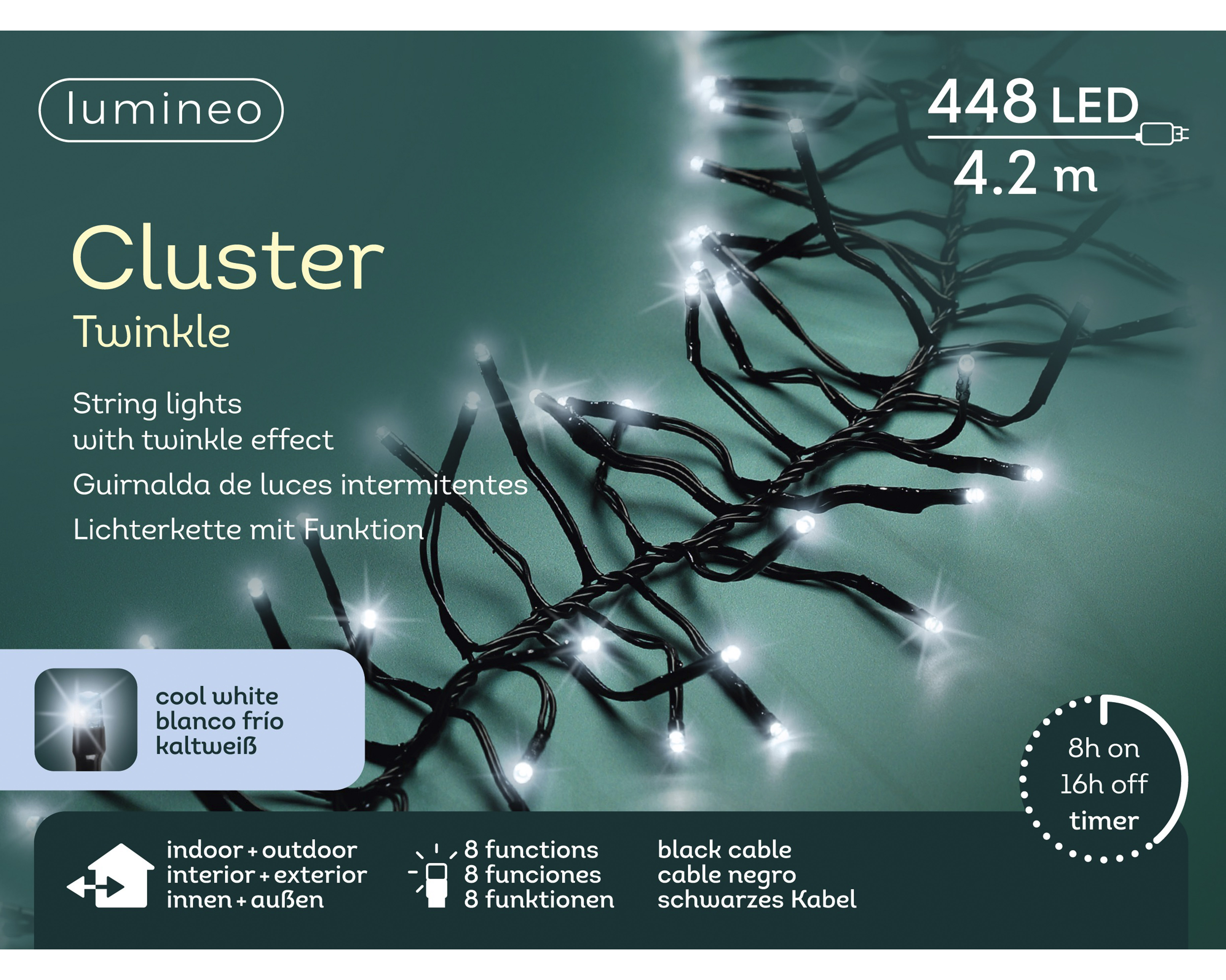 LED Clusterbeleuchtung Twinkle
