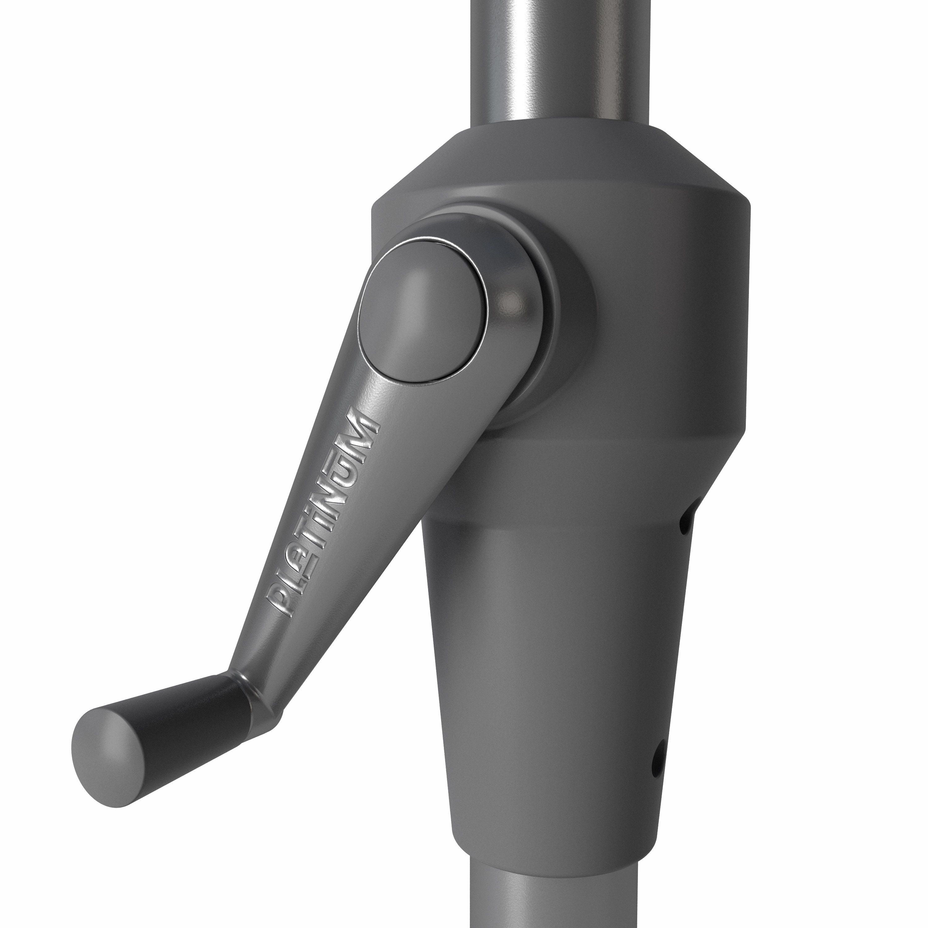 Mittelstockschirm, Ø 300 cm, taupe - Riva