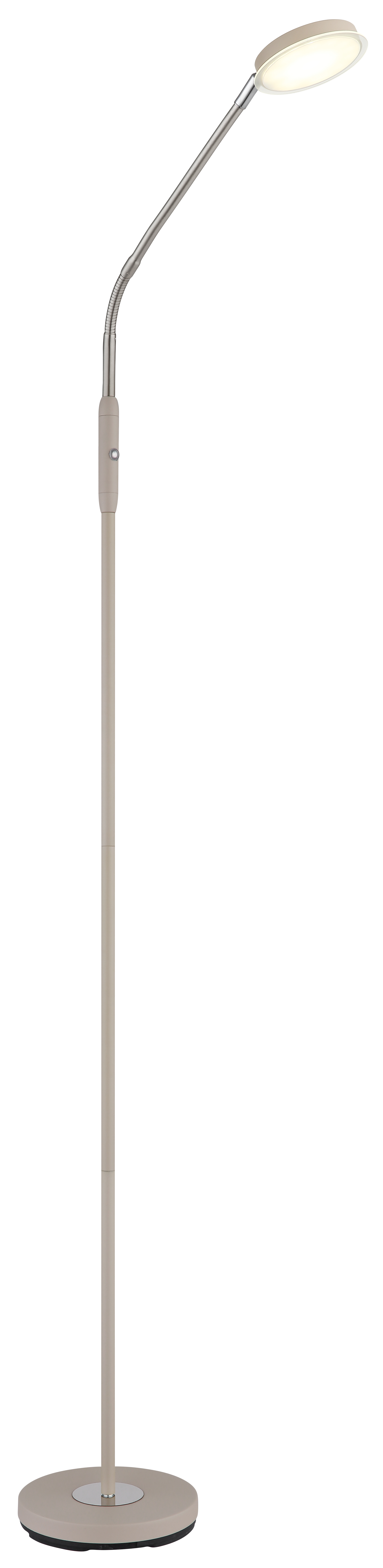 Stehleuchte SILVIO - LED, sandfarben matt, ca. 52x20x173cm