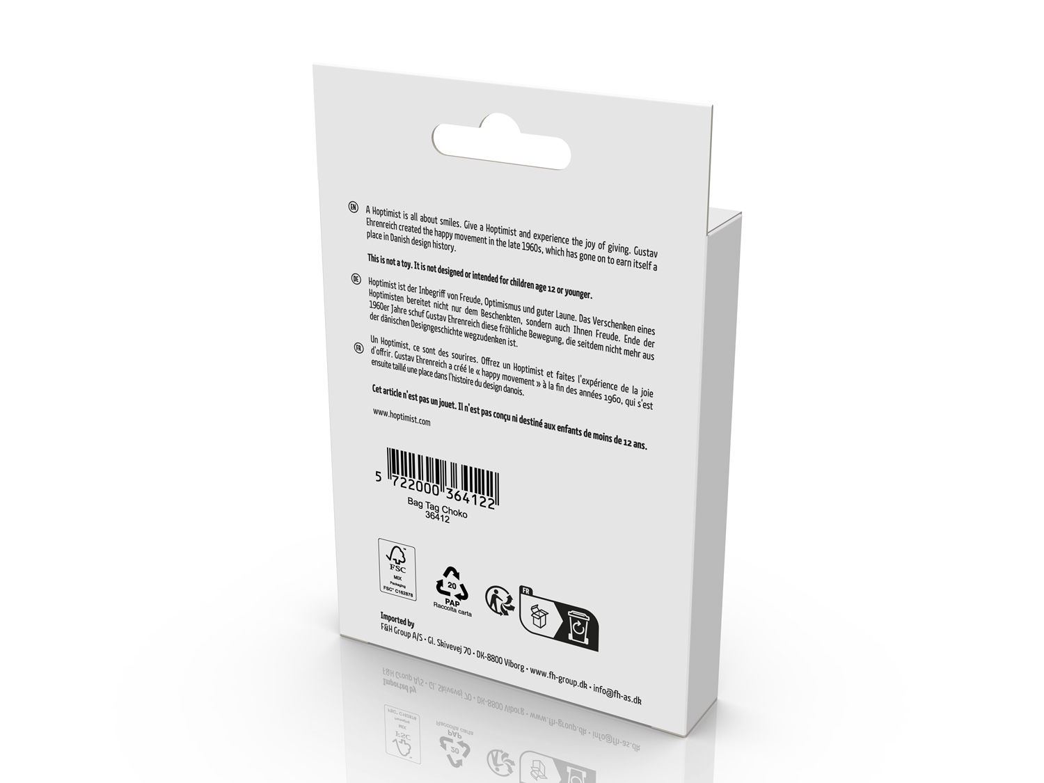 Hoptimist Bag Tag - Choko
