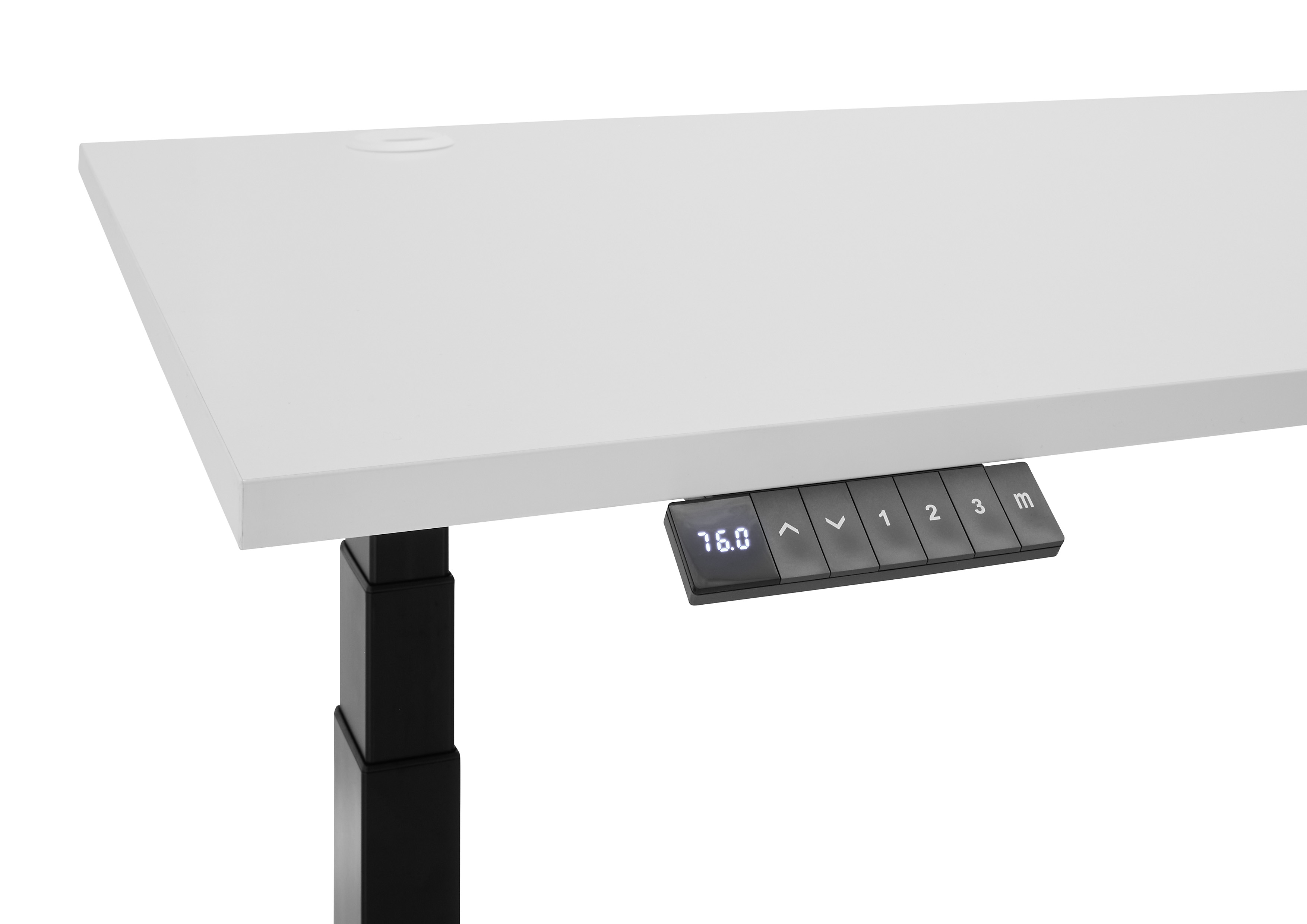 Eckschreibtisch-Set, höhenverstellbar - MyStyle 7000
