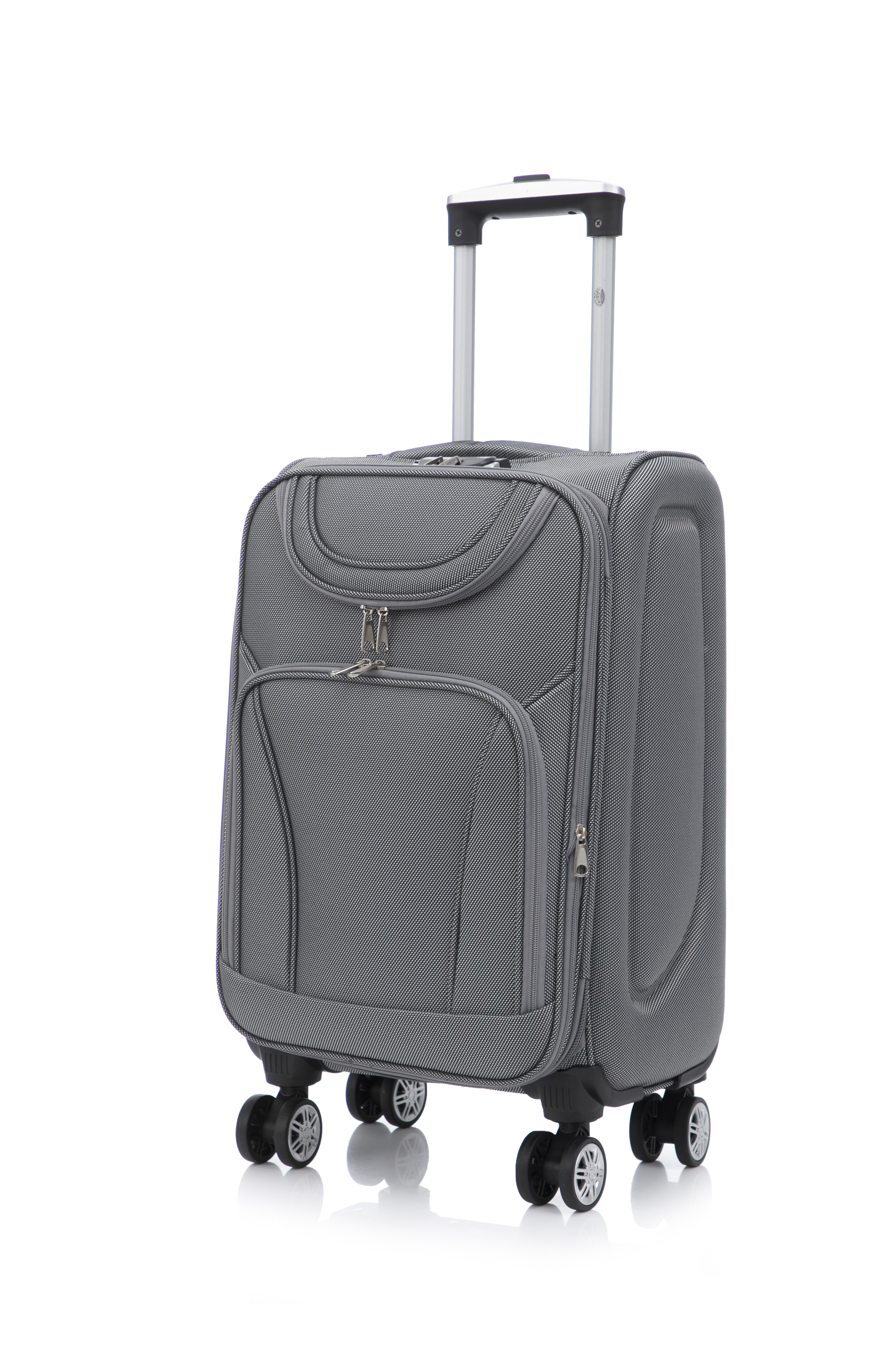 Koffer Maribor, klein - 55cm, silber