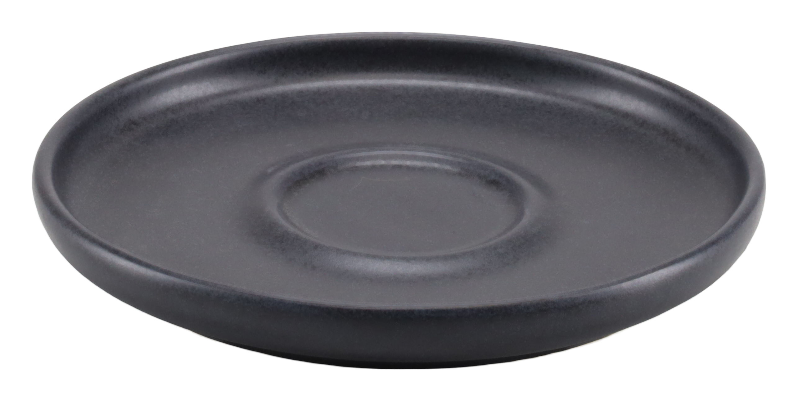 Espressountere Ø ca. 12 cm - Uno Natural, schwarz
