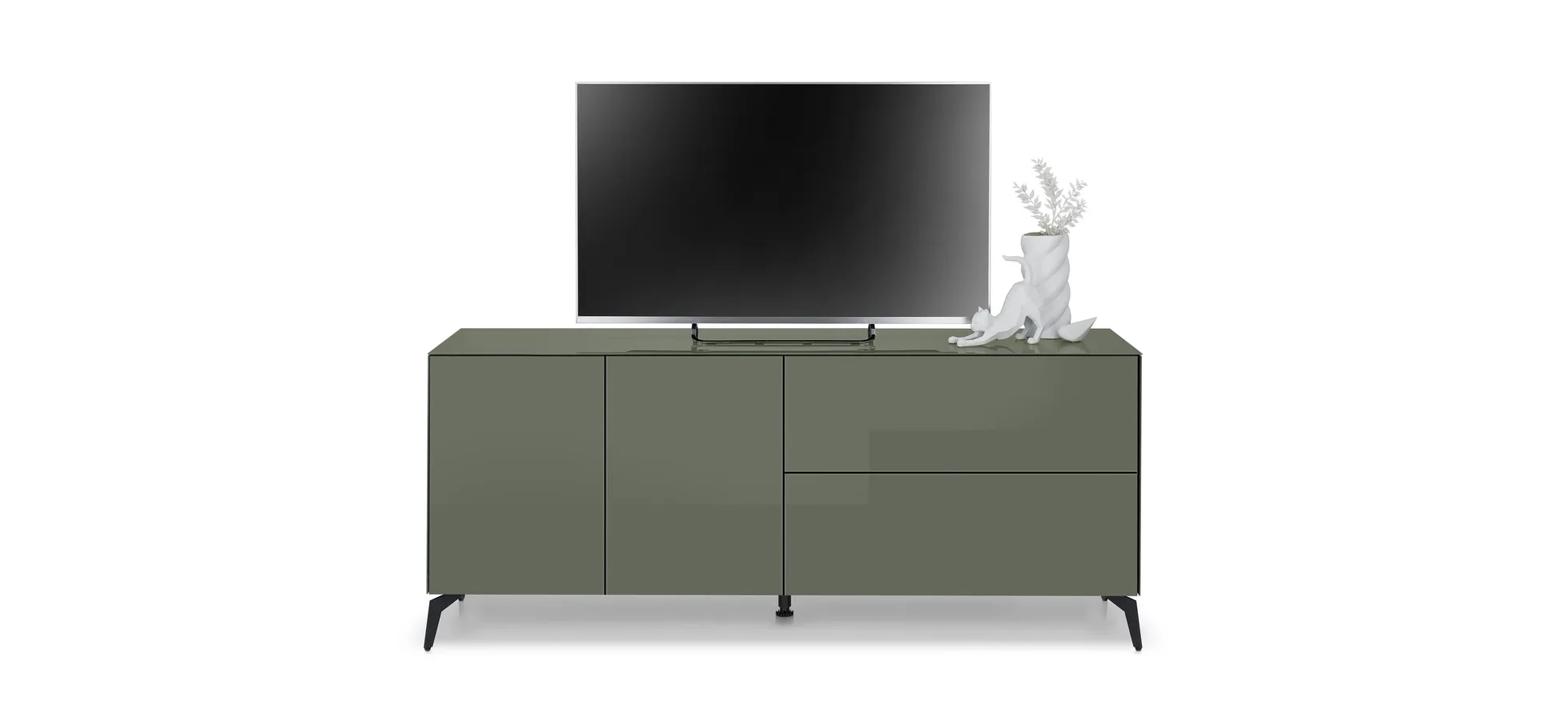 Lowboard, olivgrün - Makoa