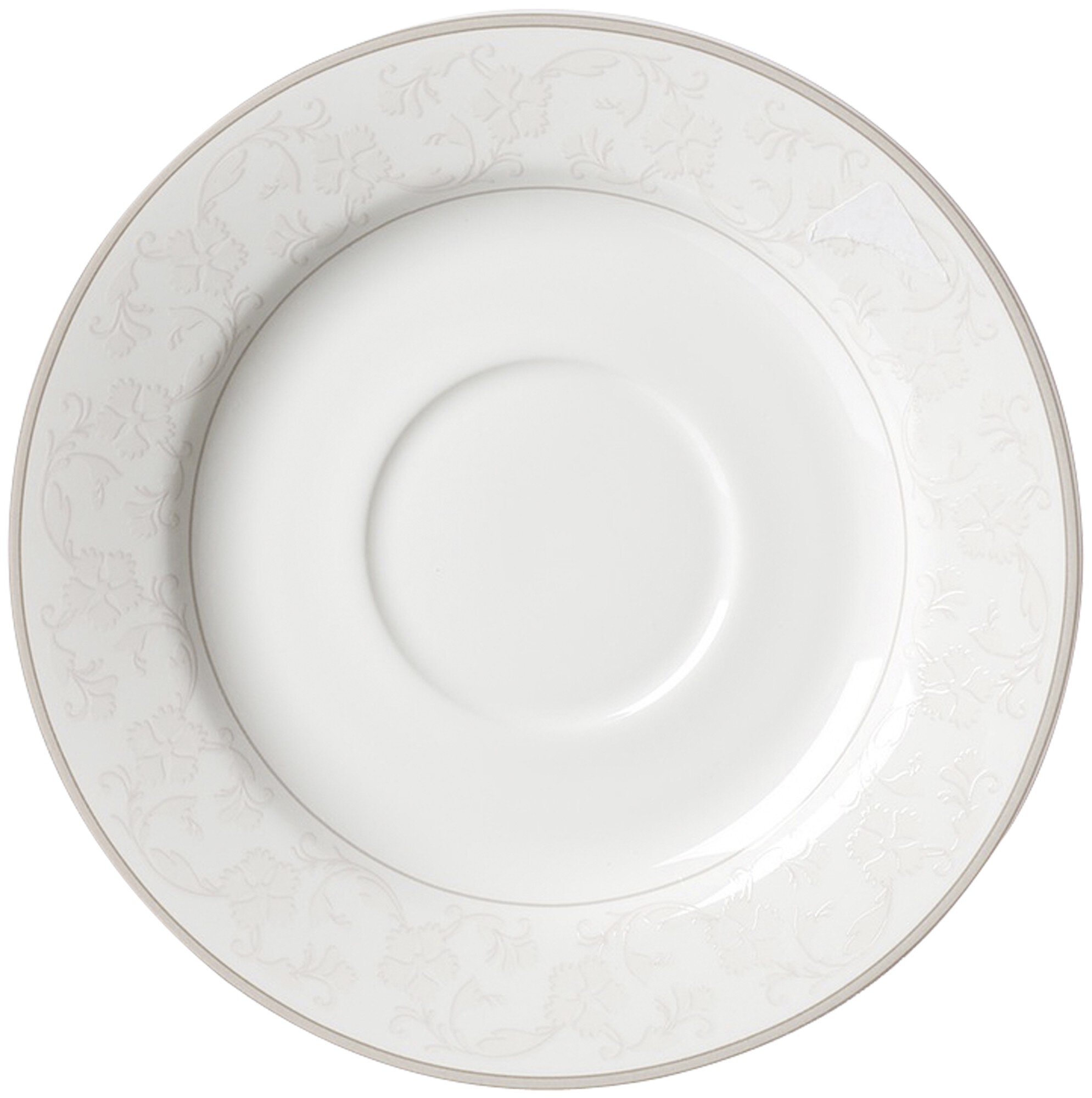 Untertasse Isabella 15,5 cm - Porzellan, spülmaschinengeeignet, rund