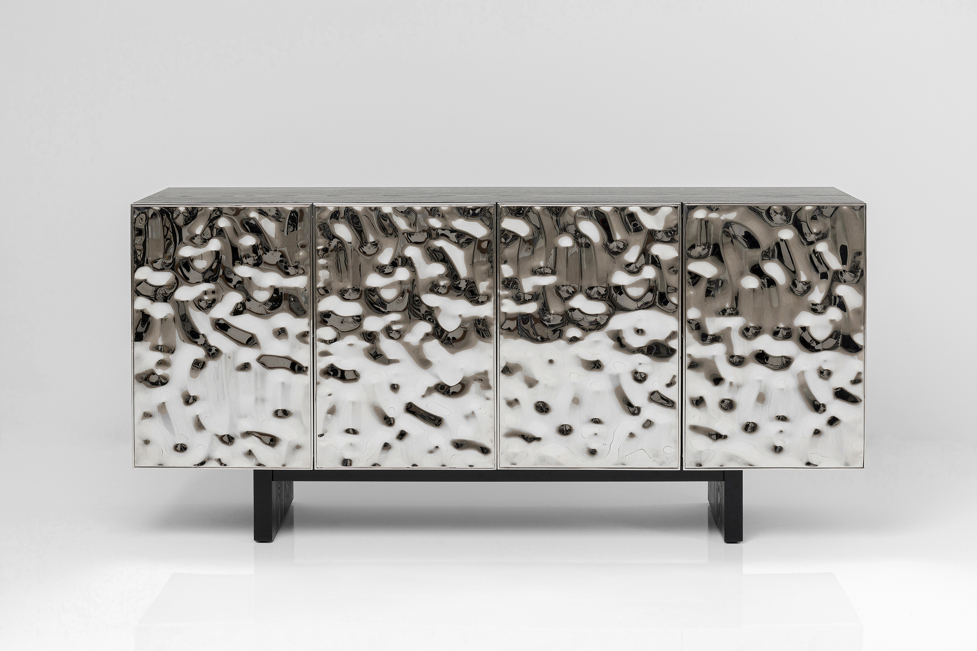 Sideboard Caldera, Esche furniert, Edelstahl - Caldera