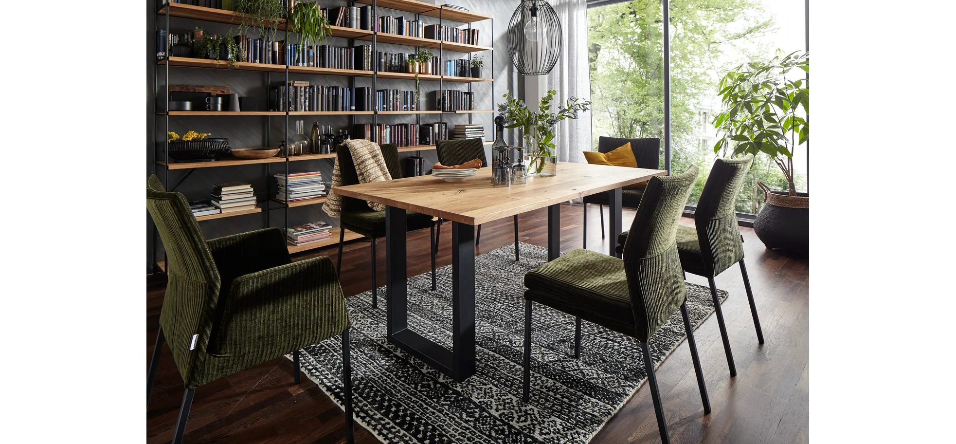 Esstisch Phoenix - LB ca. 240x100 cm, Eiche massiv
