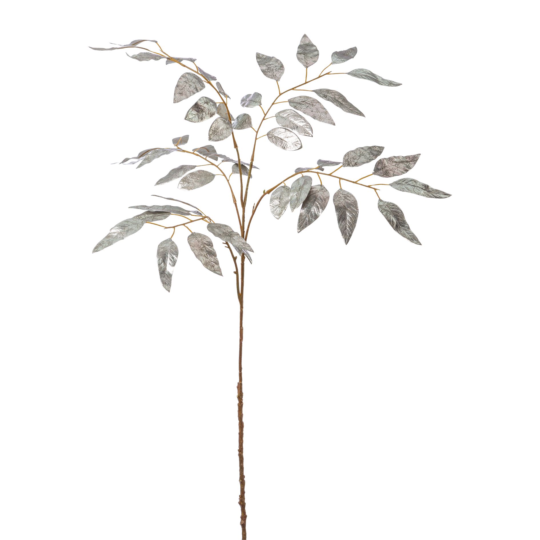 Kunsteukalyptus - Eukalyptuszweig, 106 cm, silber