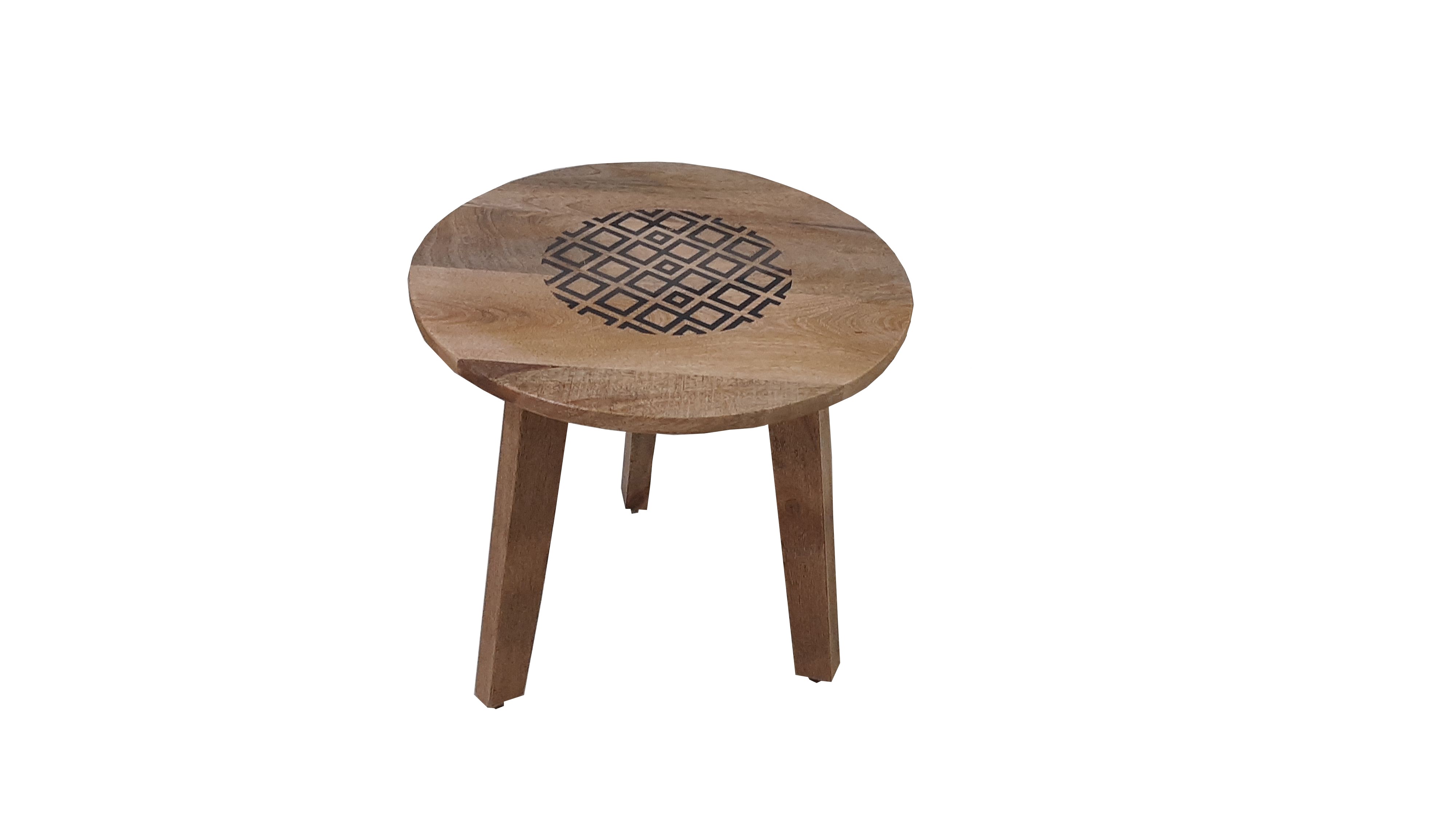 Beistelltisch, Mangoholz, Ø ca.40cm - MyStyle 1008