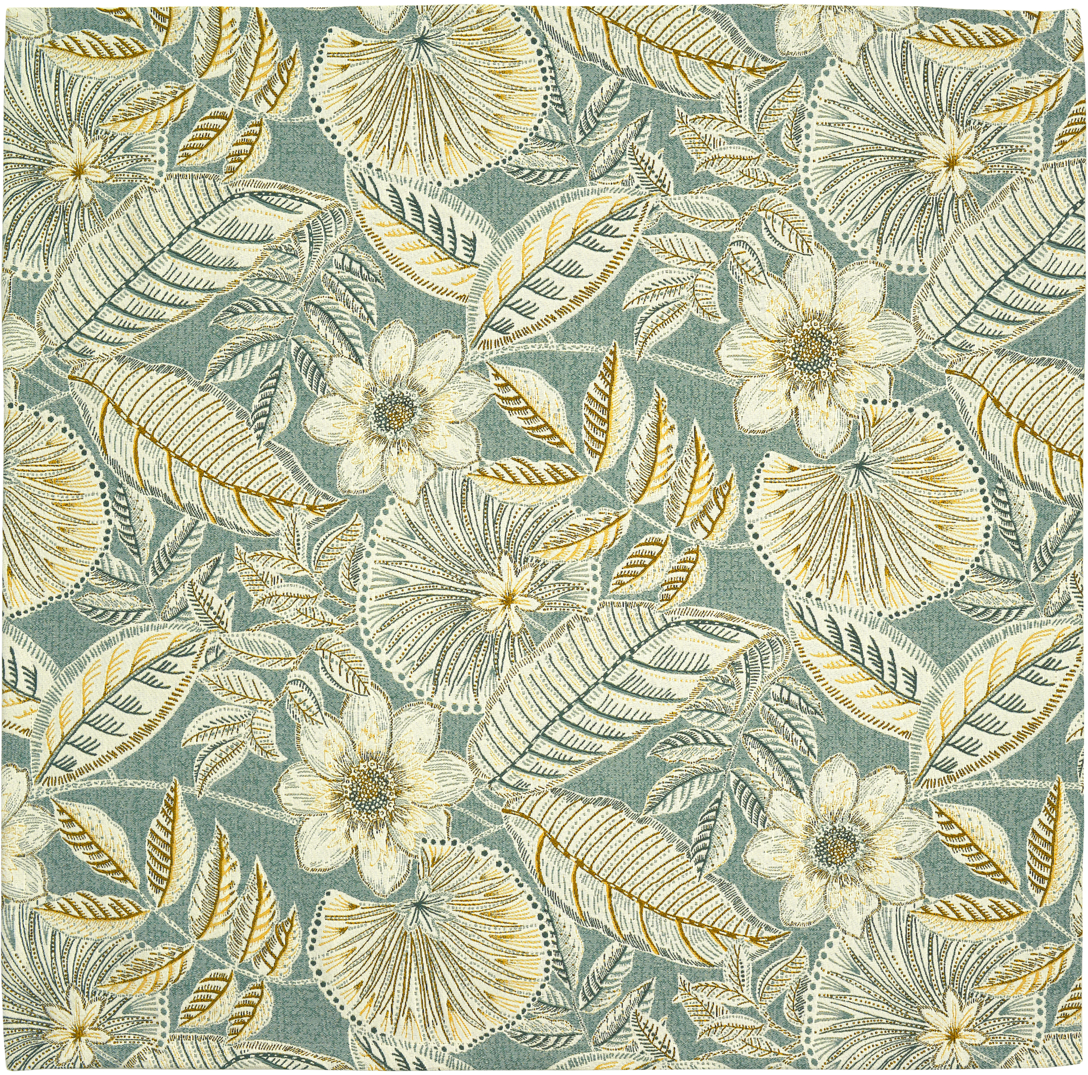 Mitteldecke Sheyla - 85x85cm, aqua