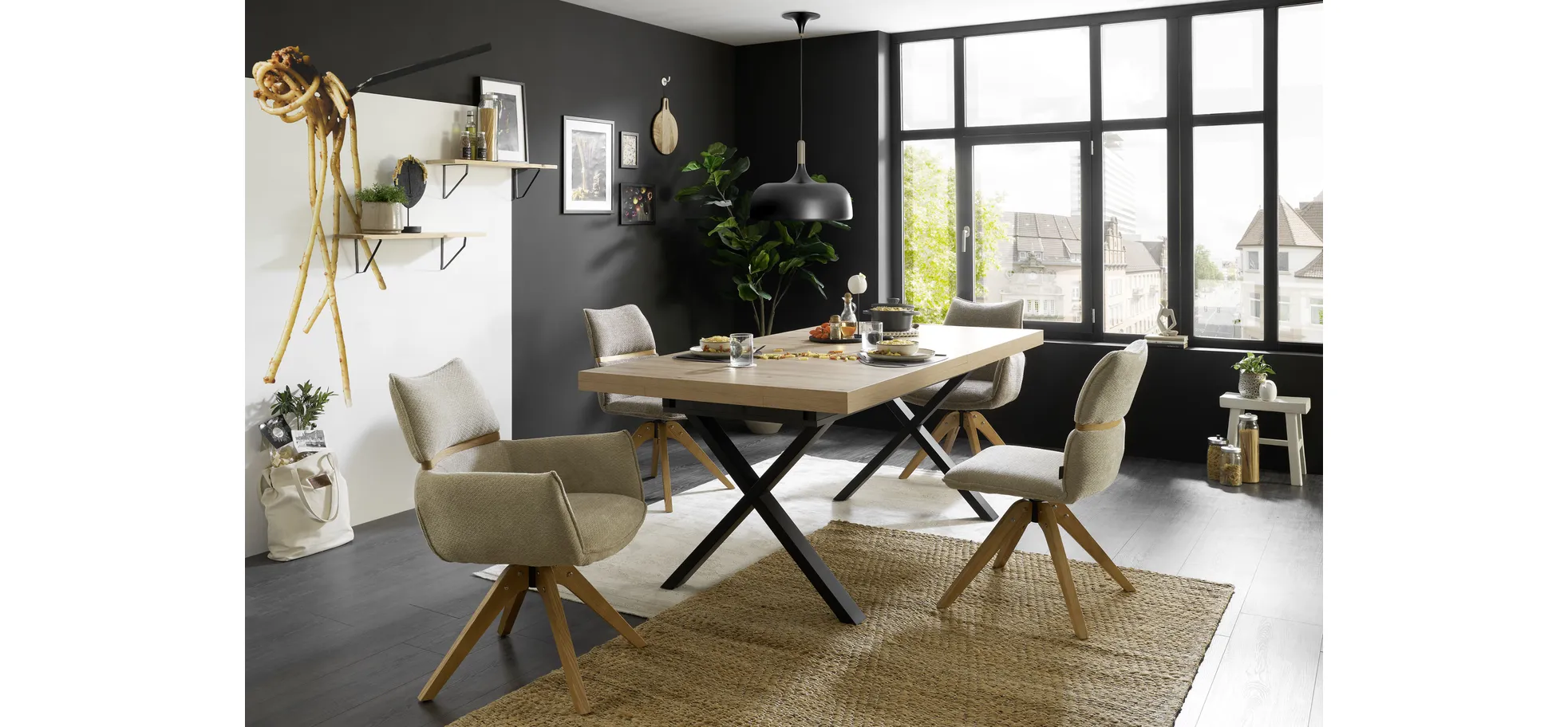 Armlehnstuhl, 360° drehbar autoreturn - Marou