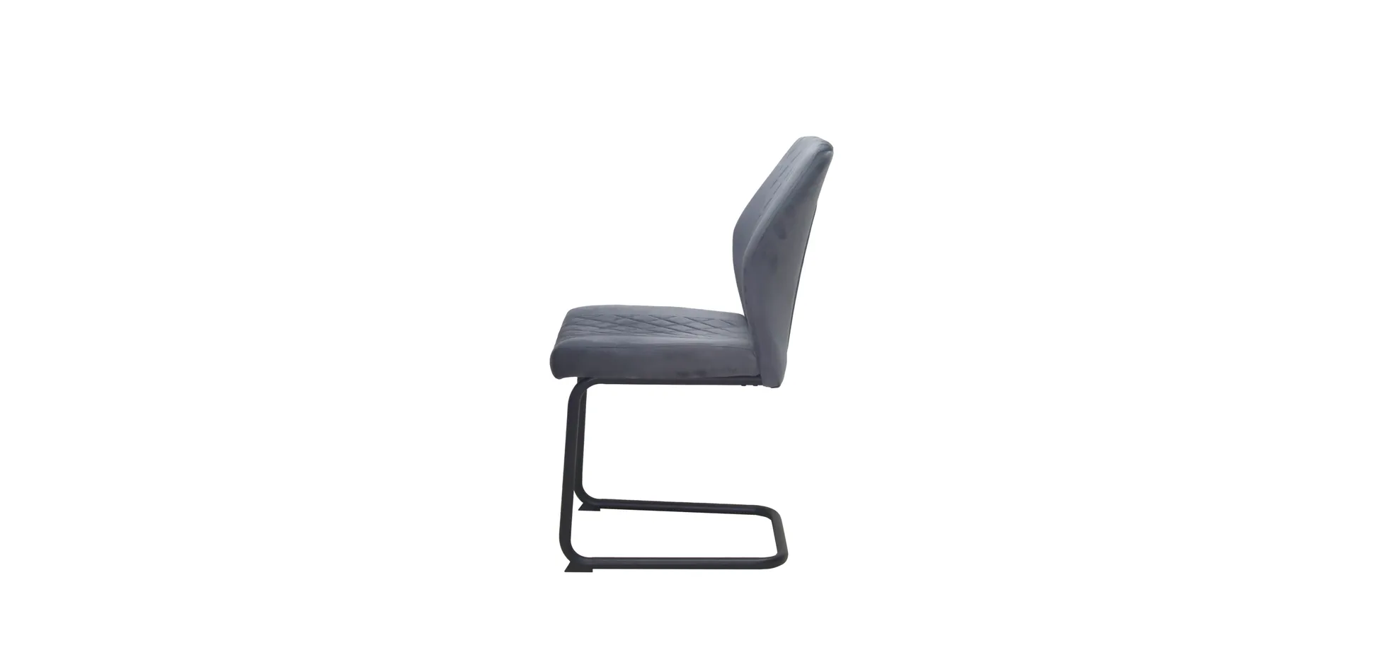 Schwingstuhl, Samtvelvet Dunkelgrau - MyStyle 4012