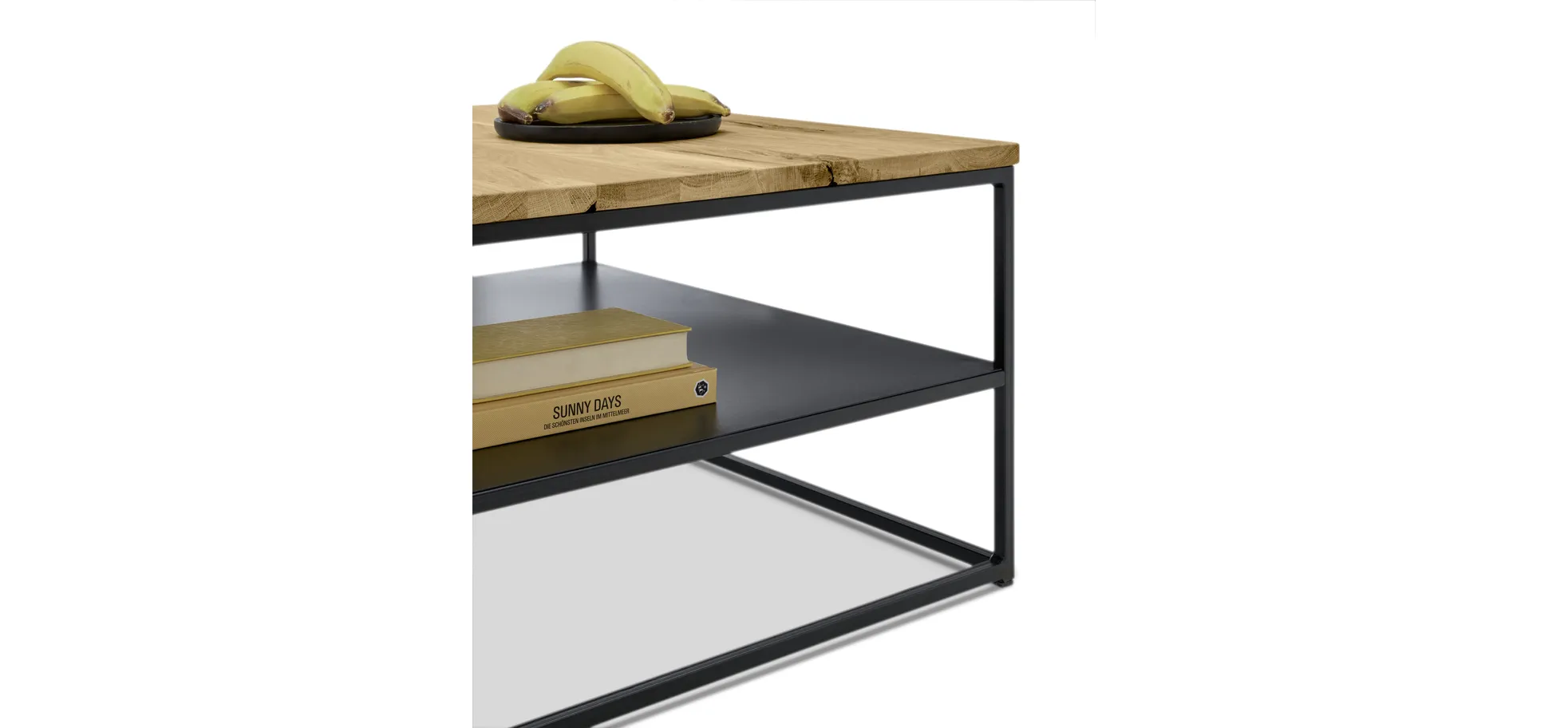 Couchtisch, Eisengestell, 70 x 70 cm - Couchtische Couchtisch, Eisengestell, 70 x 70 cm - Couchtische