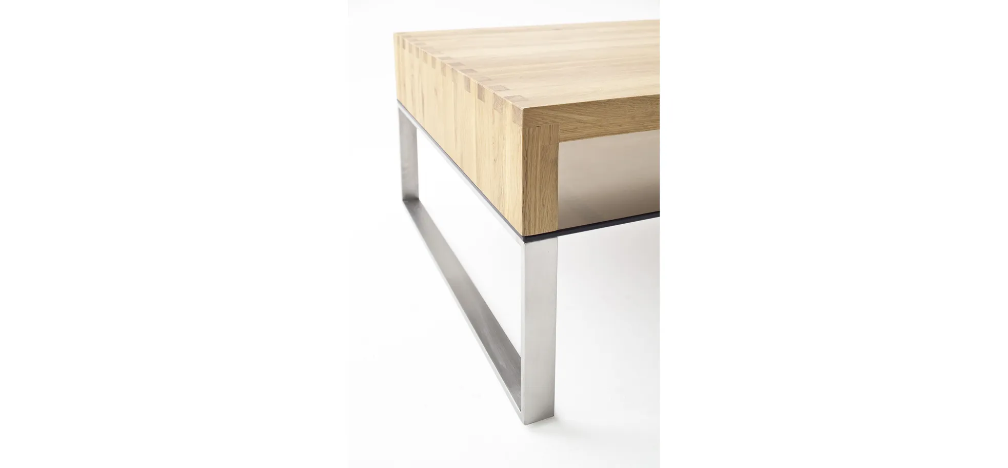 Couchtisch - LBH ca. 110x70x39 cm, Asteiche massiv