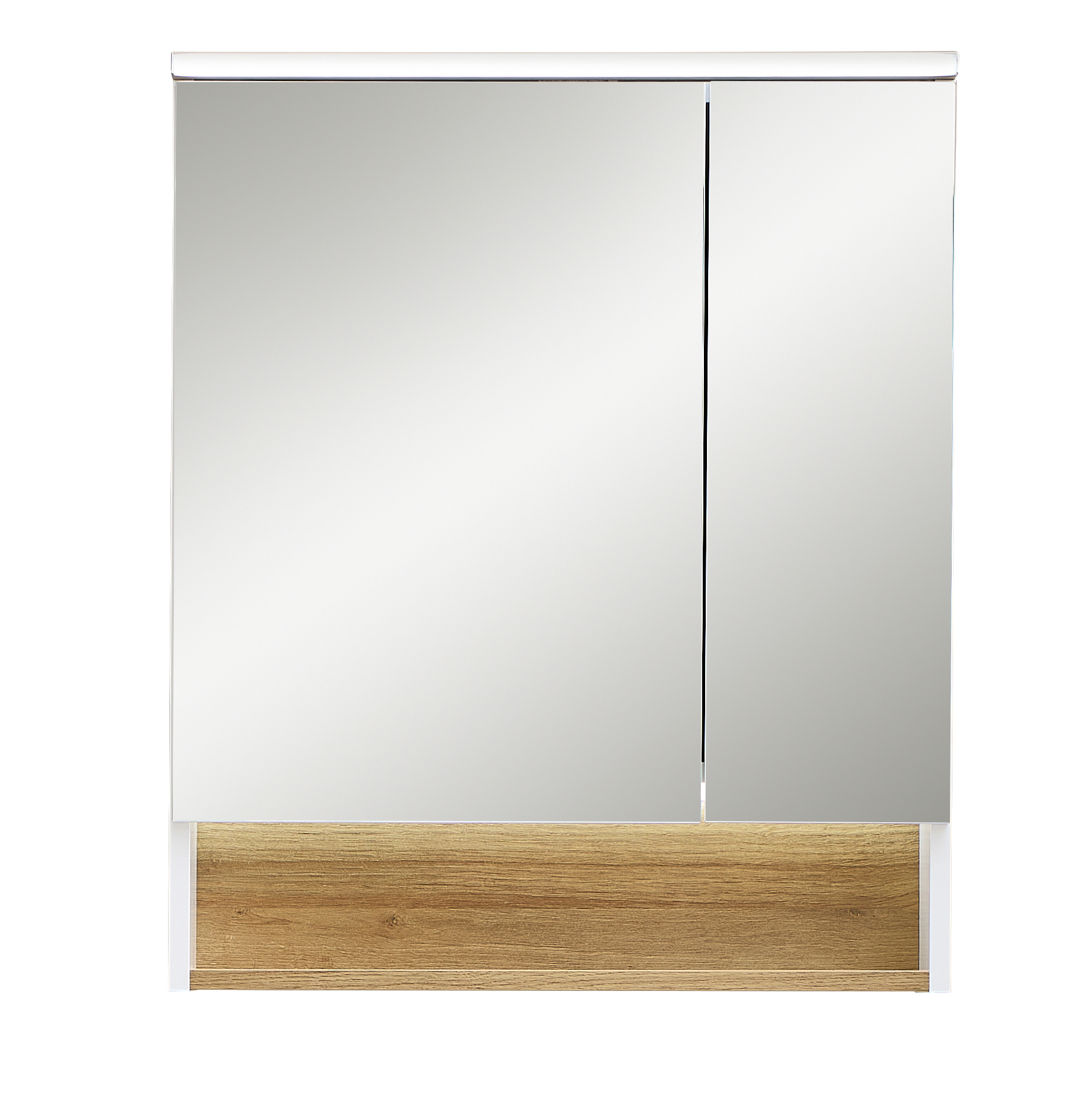 Spiegelschrank, Weiß matt, 2 Türen - QUICKSET - 383