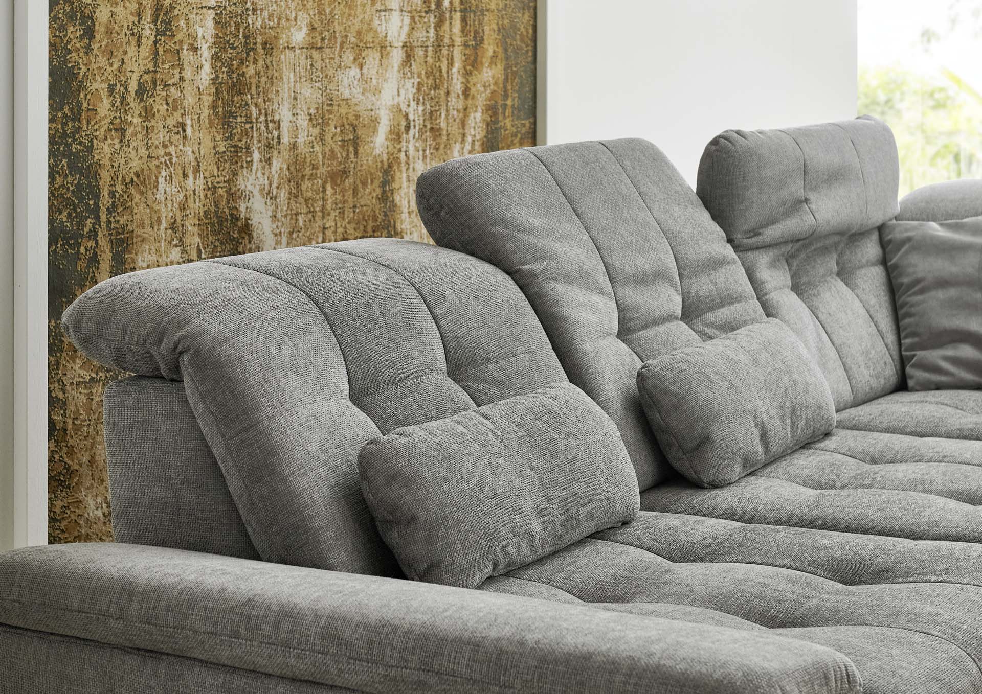 Ecksofa, grau - KS 110922