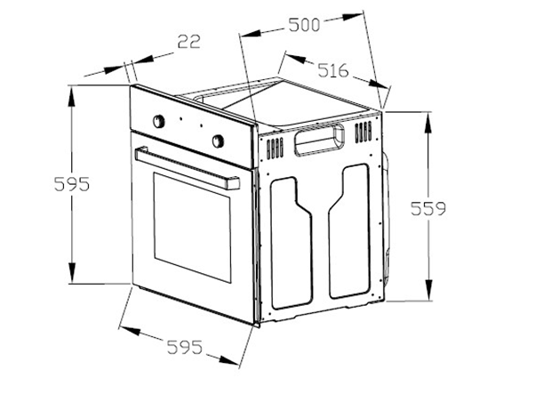 Küchenblock, Sonoma/Weiß matt  - MyStyle 9007