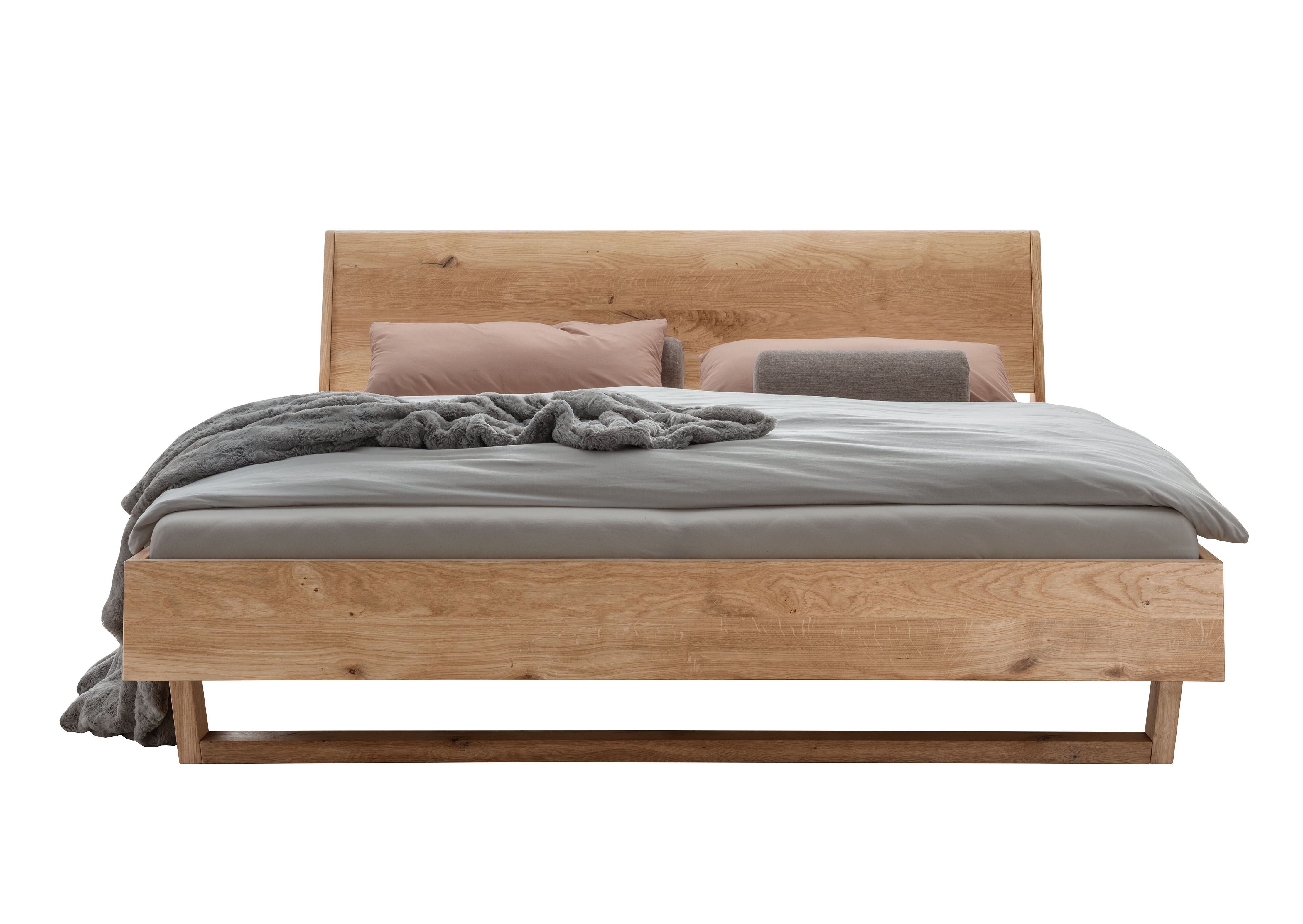 Bettgestell, Wildeiche massiv geölt - MyStyle 3042