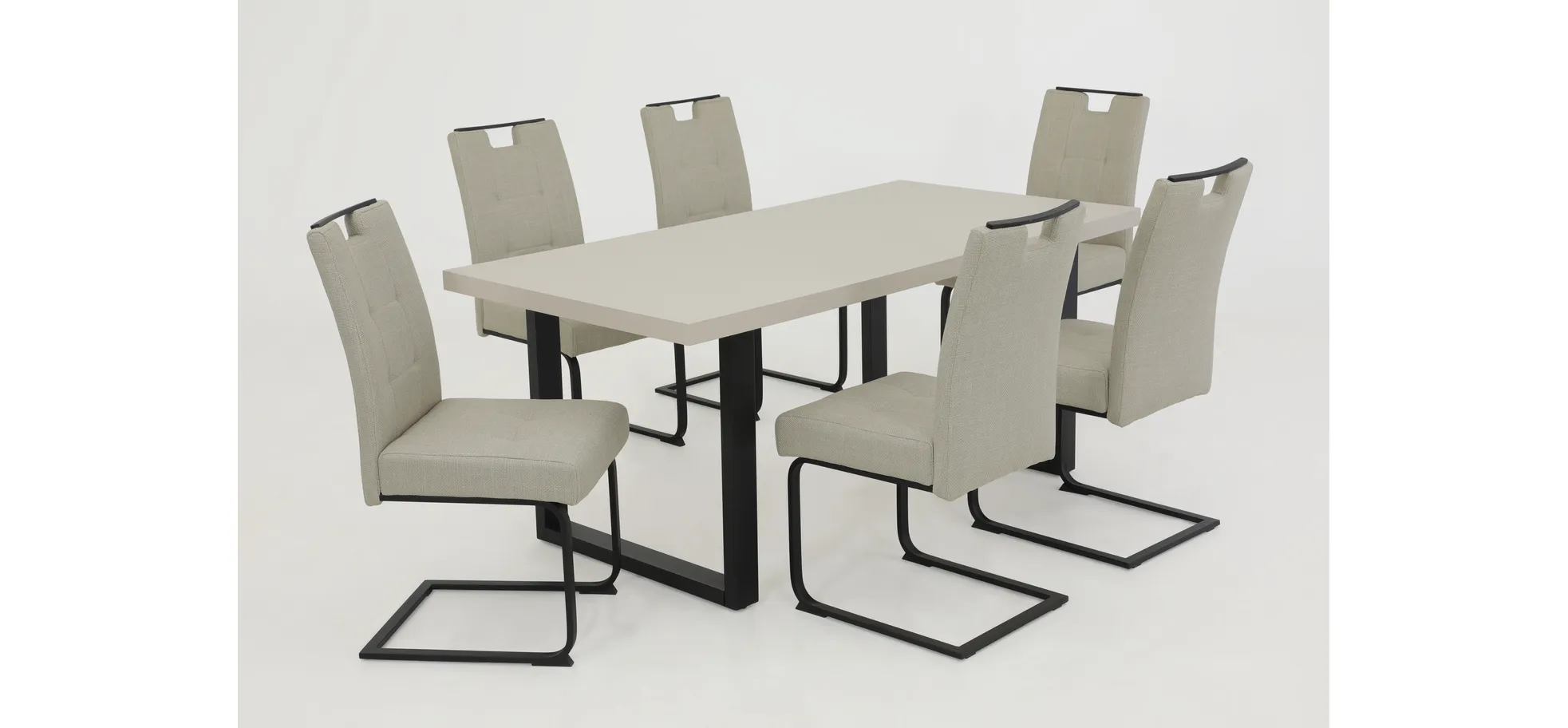 Freischwinger - Microfaser, Beige