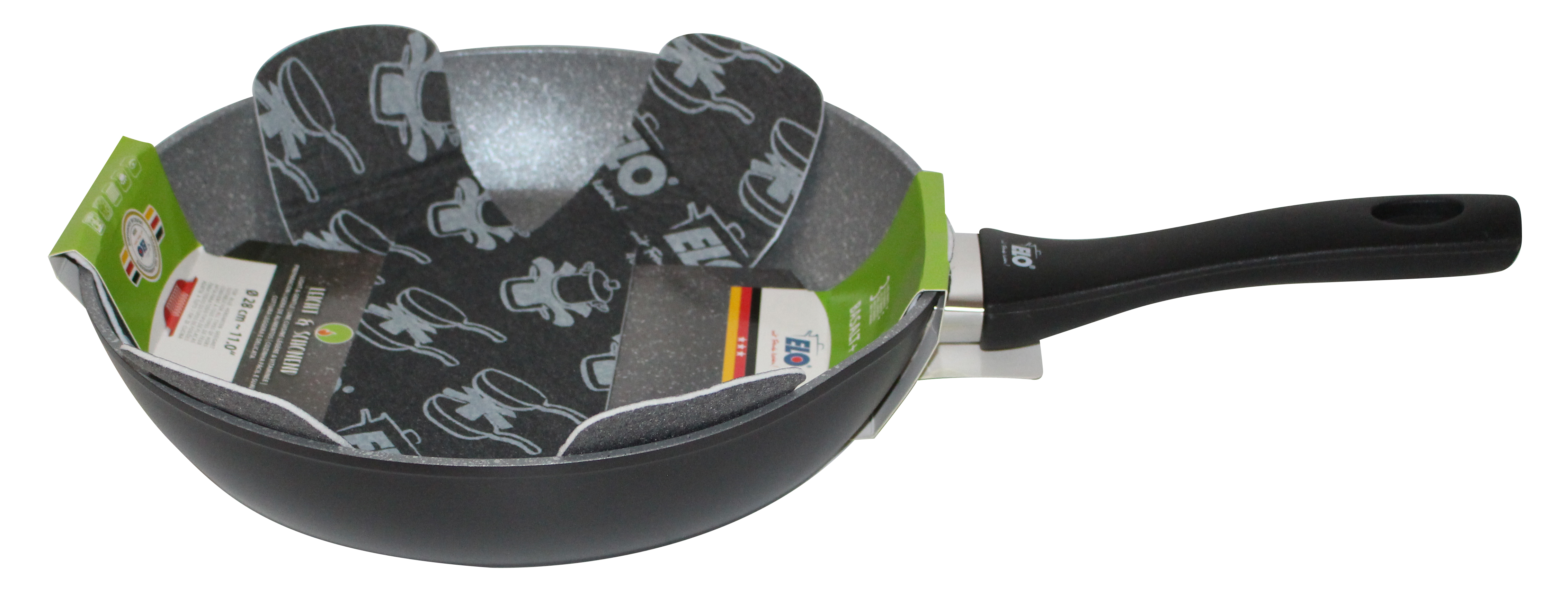 Bratpfanne Basalt+ - 24cm, inkl. Pfannenschoner