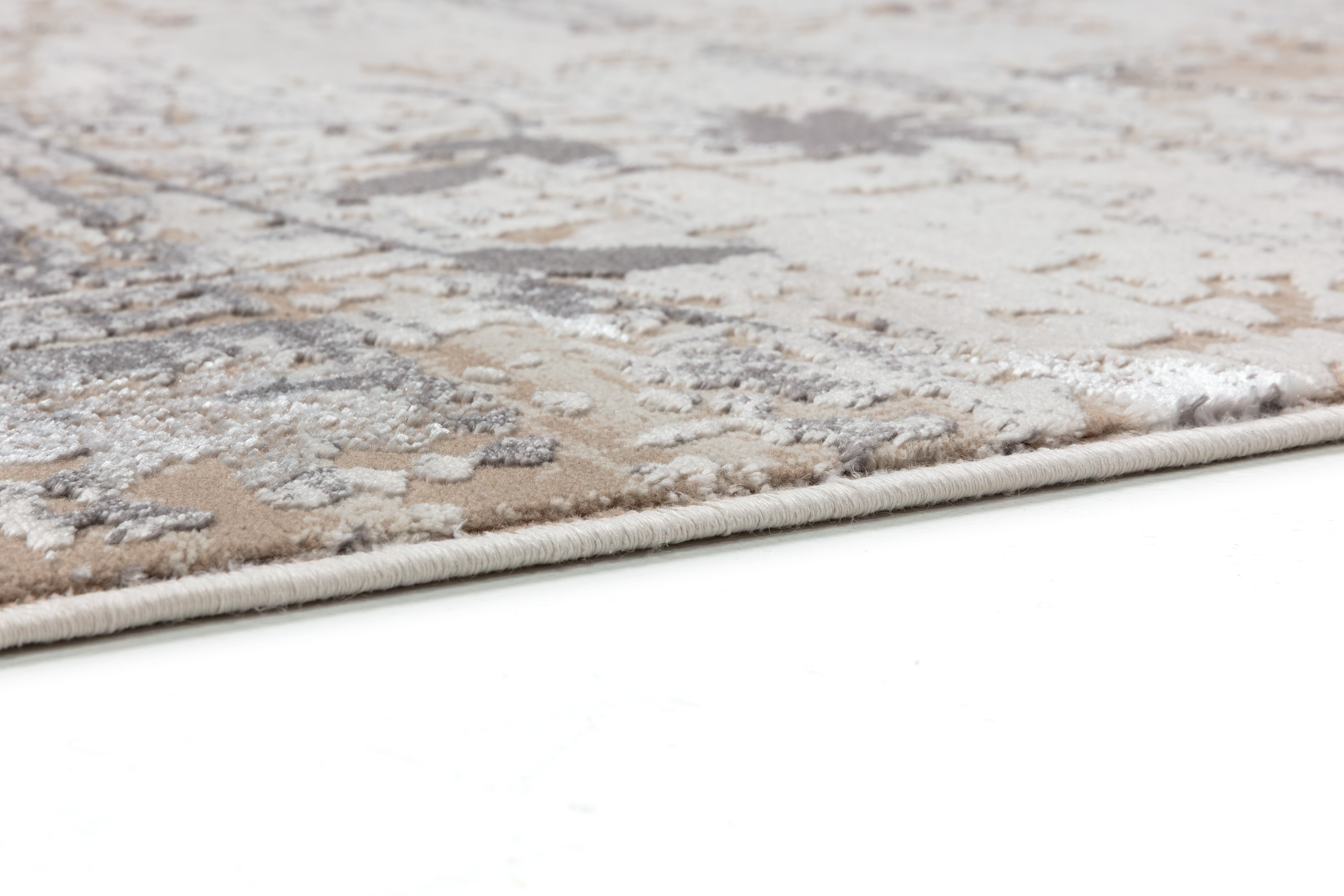 Teppich, beige/grau - Antea