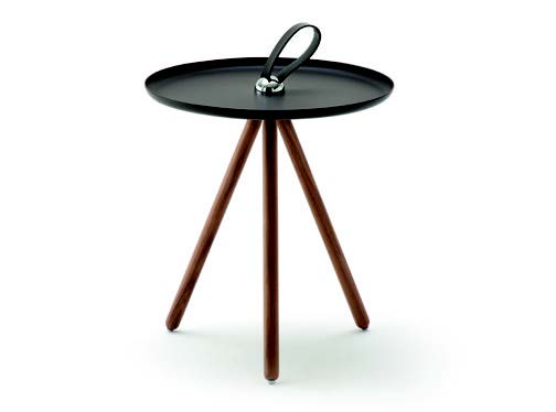 Rolf Benz, Beistelltisch, Platte moosgrau - Programm 973