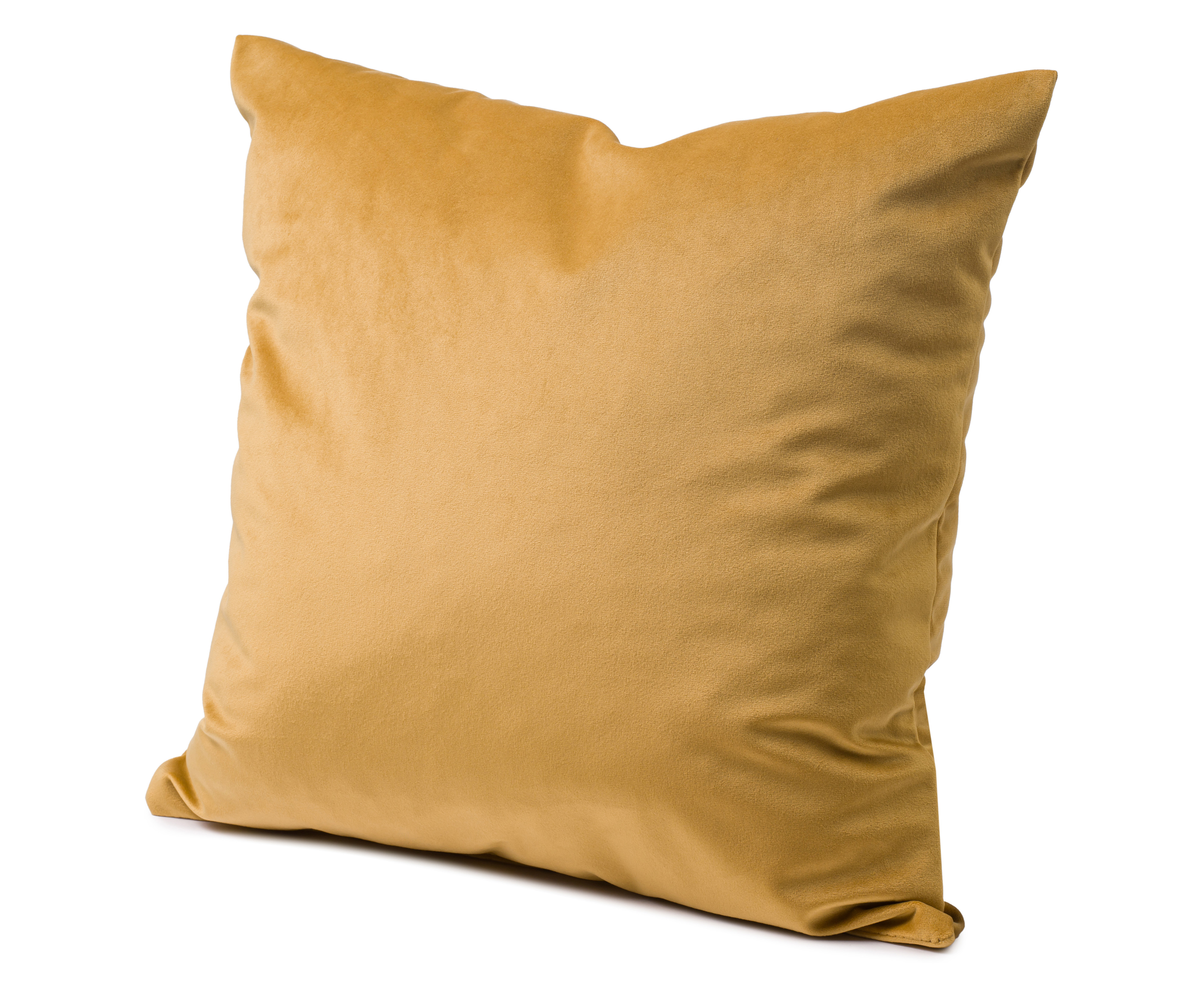 Kissenhülle California, samtoptik - 100% polyester, 50x50cm, senf