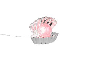 Tischleuchte Shelly - Kunststoff, chrom, 17,5x12,5x14,5cm