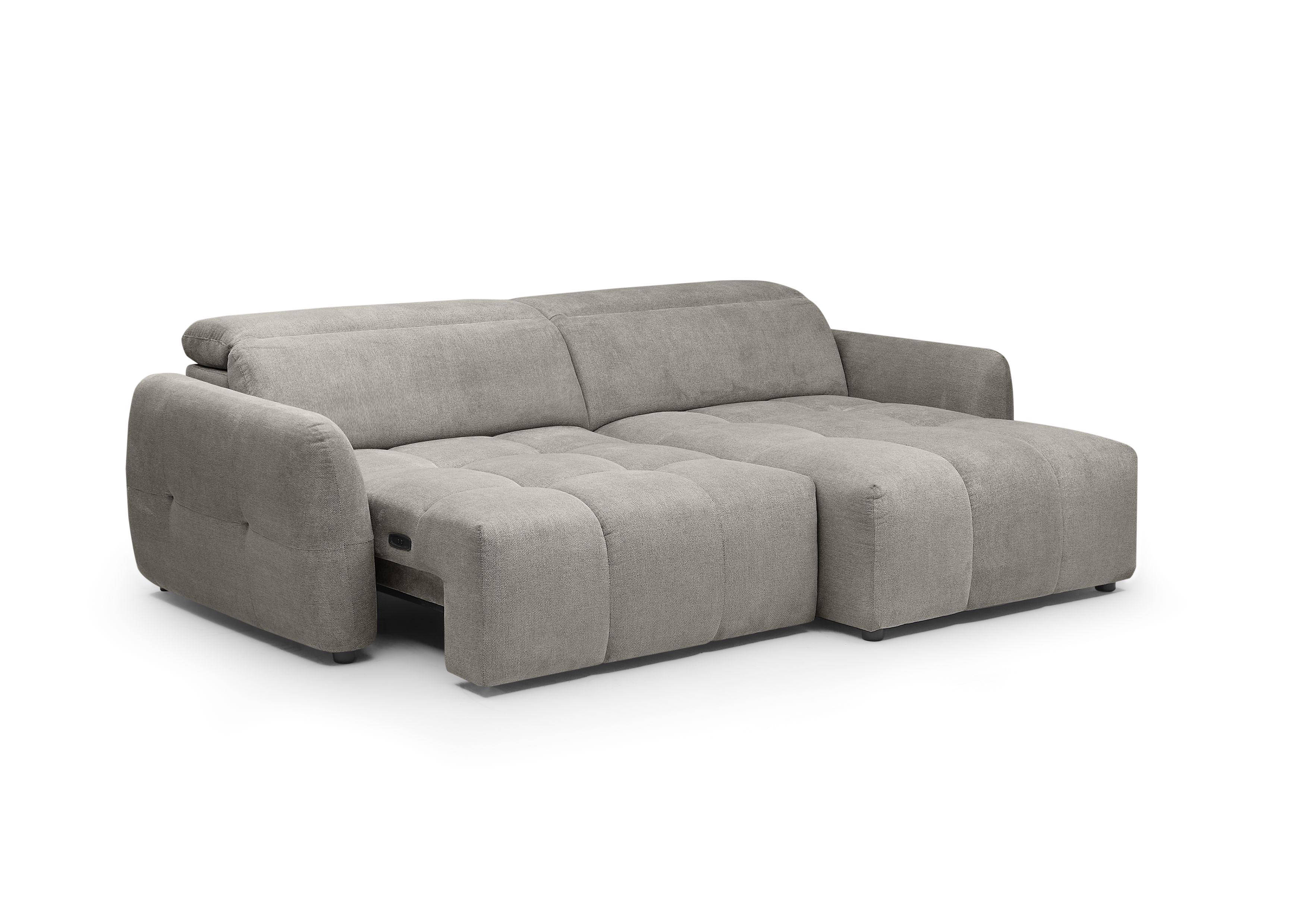 Ecksofa, Stoff truffle  - Madan