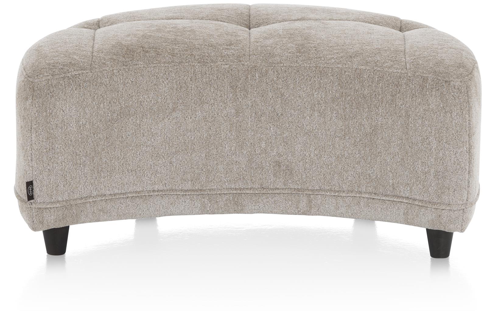 Sessel, Stoff champagner, rund, 130 cm - Borgia