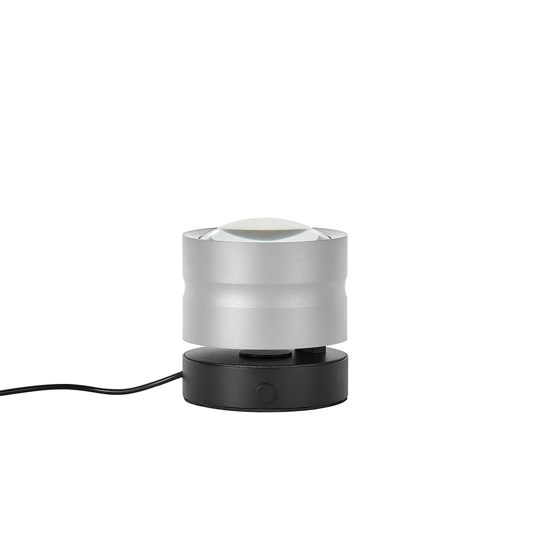 Tischleuchte MIKA - Alu eloxiert, Höhe ca. 11,5 cm, Ø ca. 11 cm