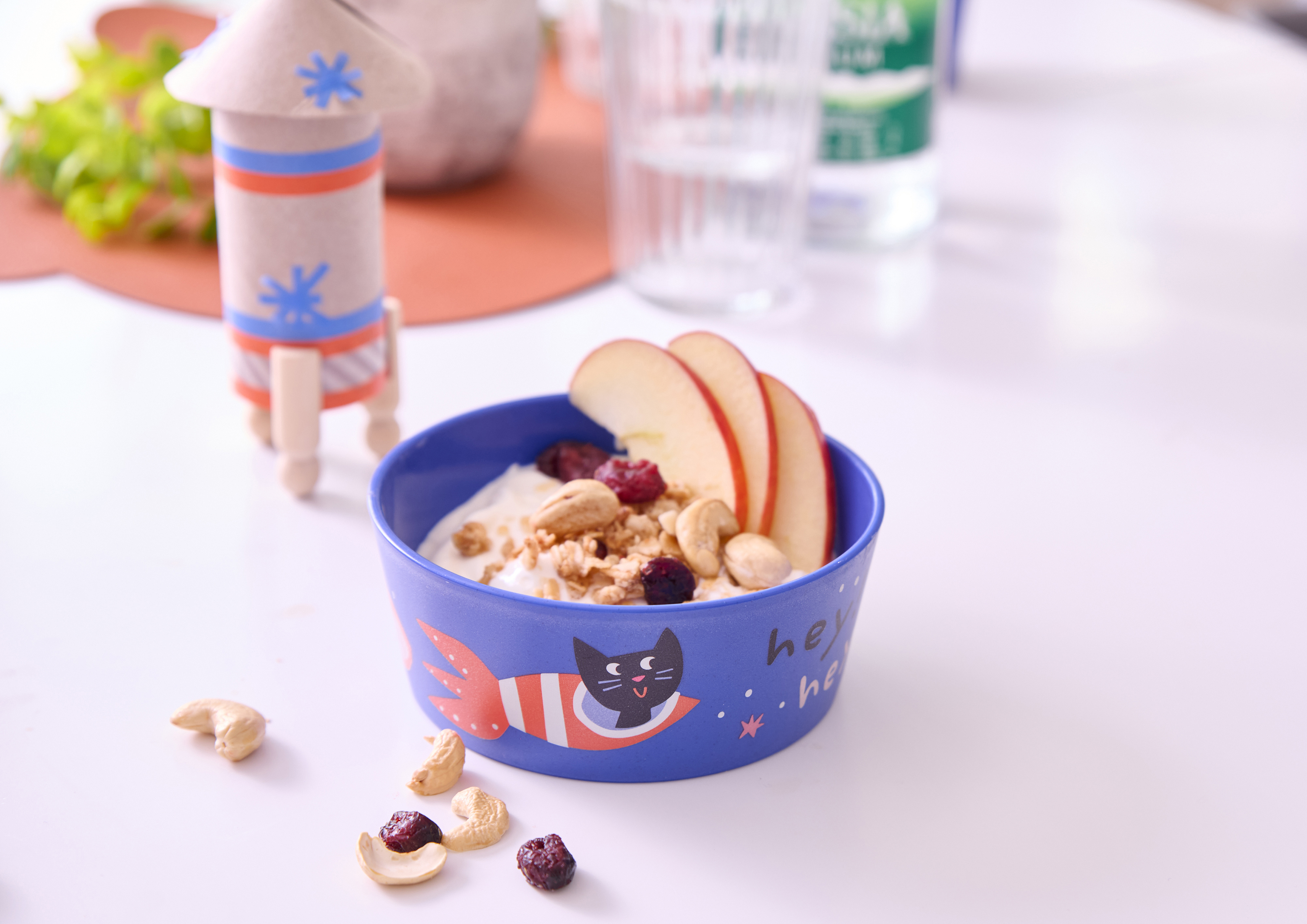 Schale 400ml, organic blue Space - sicher, stapelbar, 100% CO2-neutral