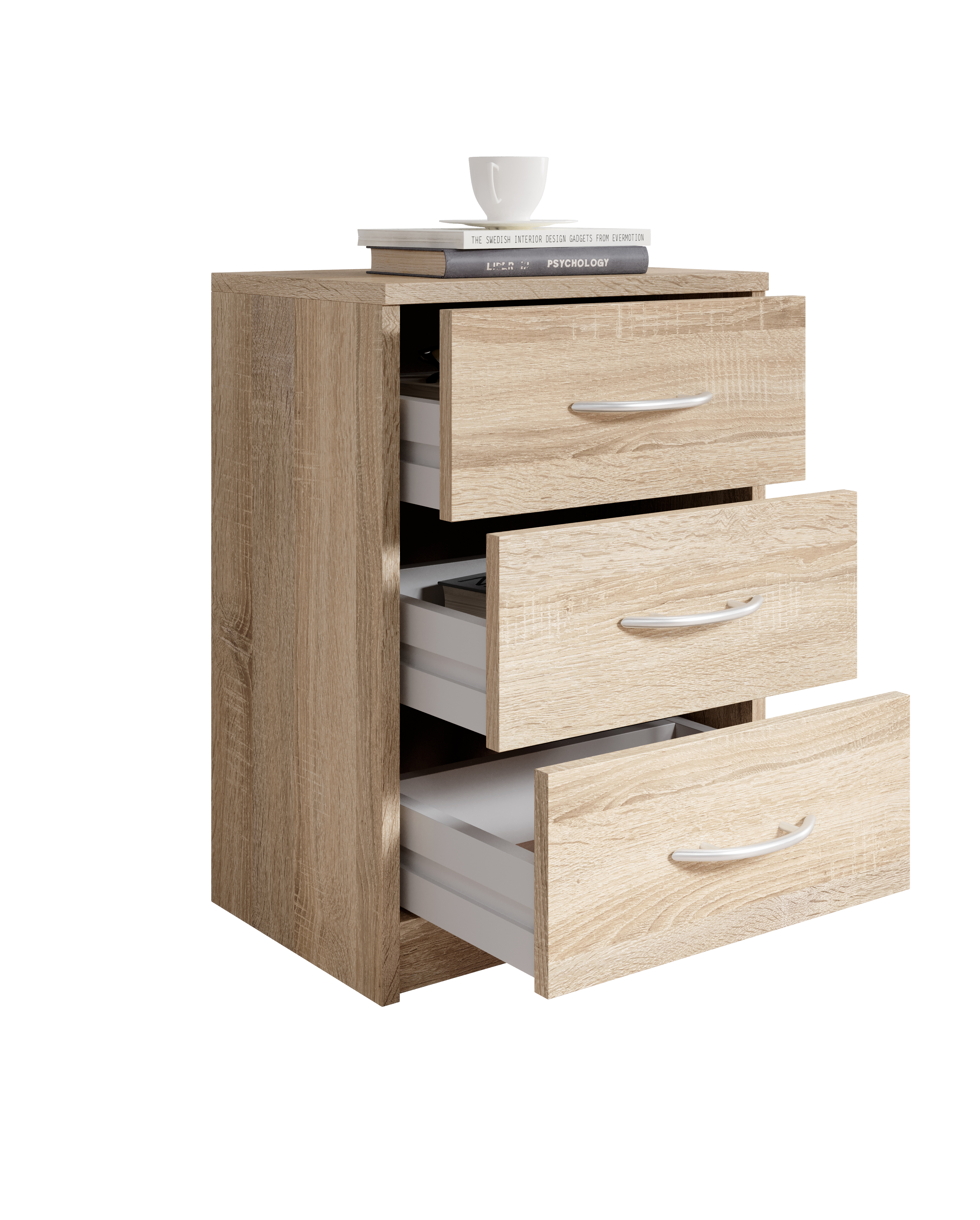 Nachtkommode, Eiche Sonoma Nachbildung - MyTogo535