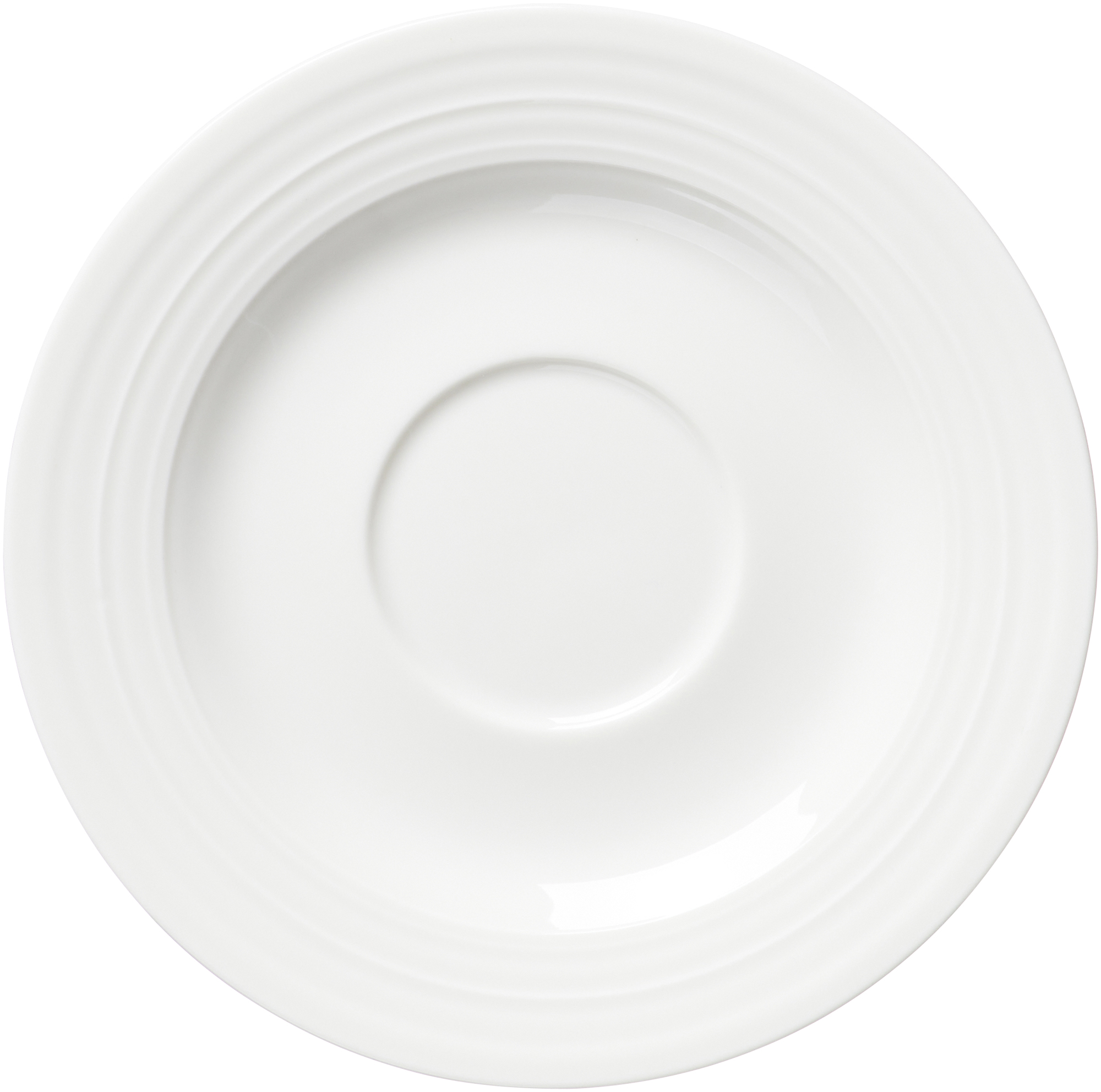 Untertasse Levi Weiss 15,5 cm - Porzellan, spülmaschinenfest, rund, weiß